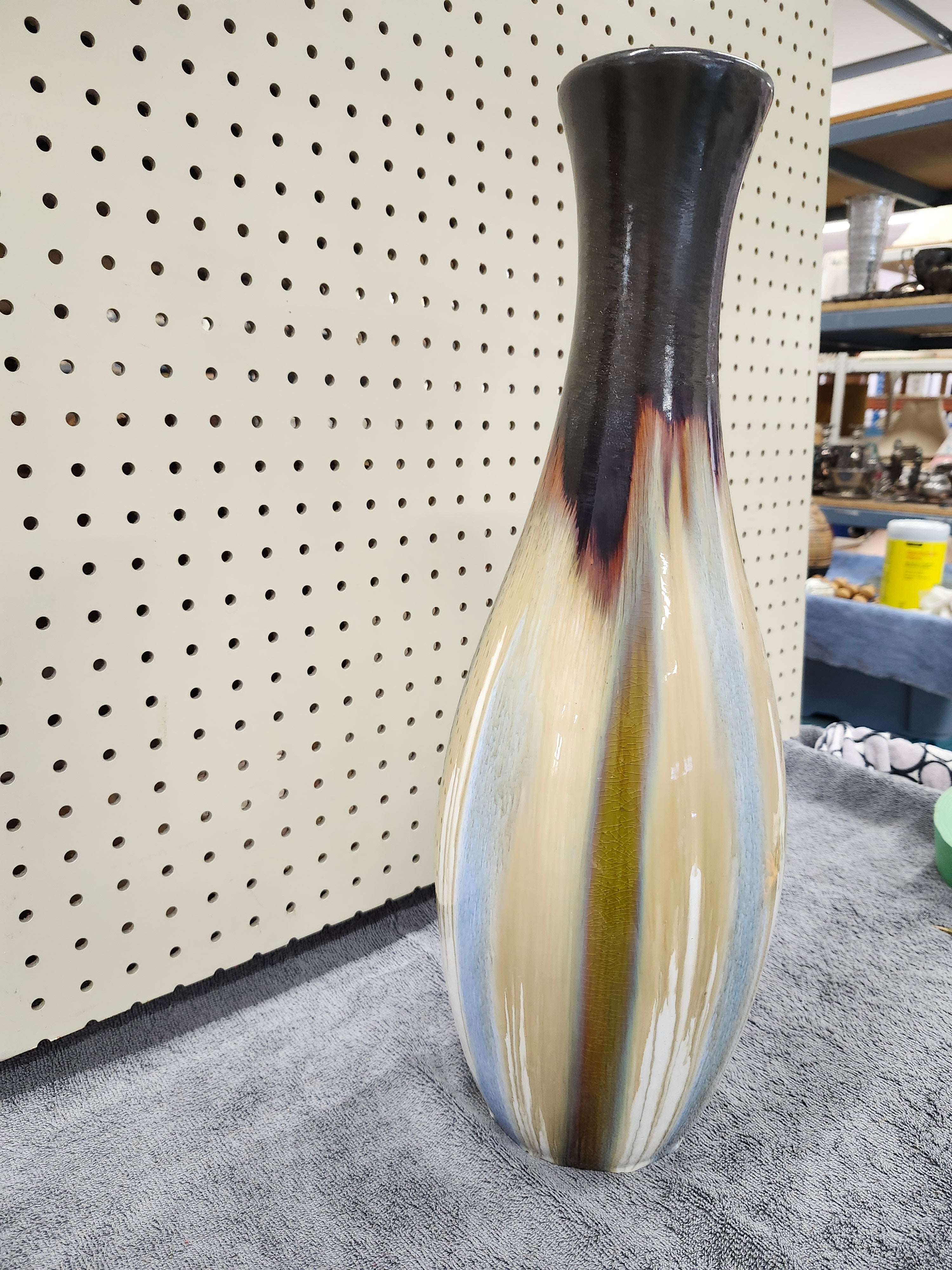 Large pottery vase
