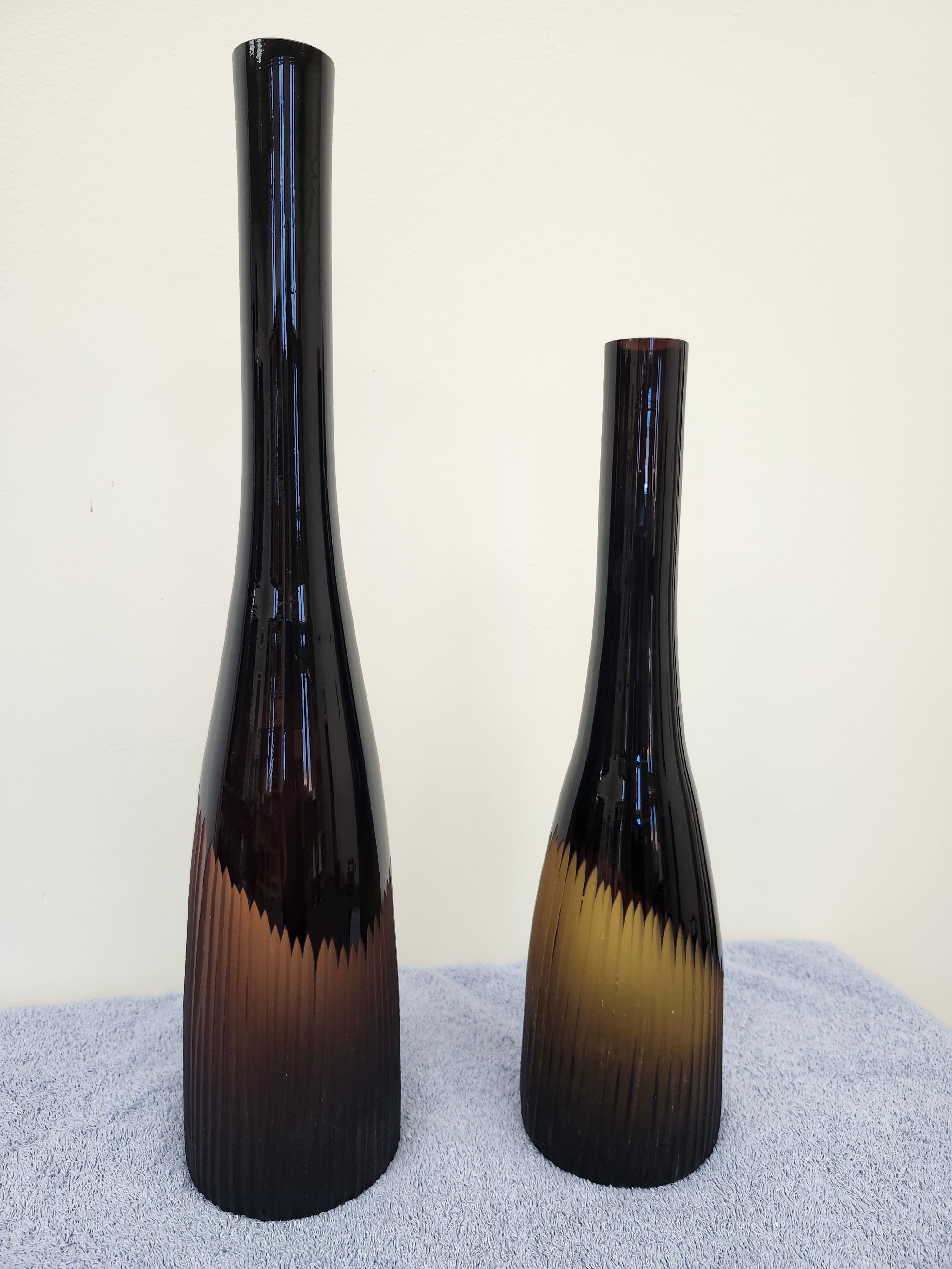 X2 glass vases