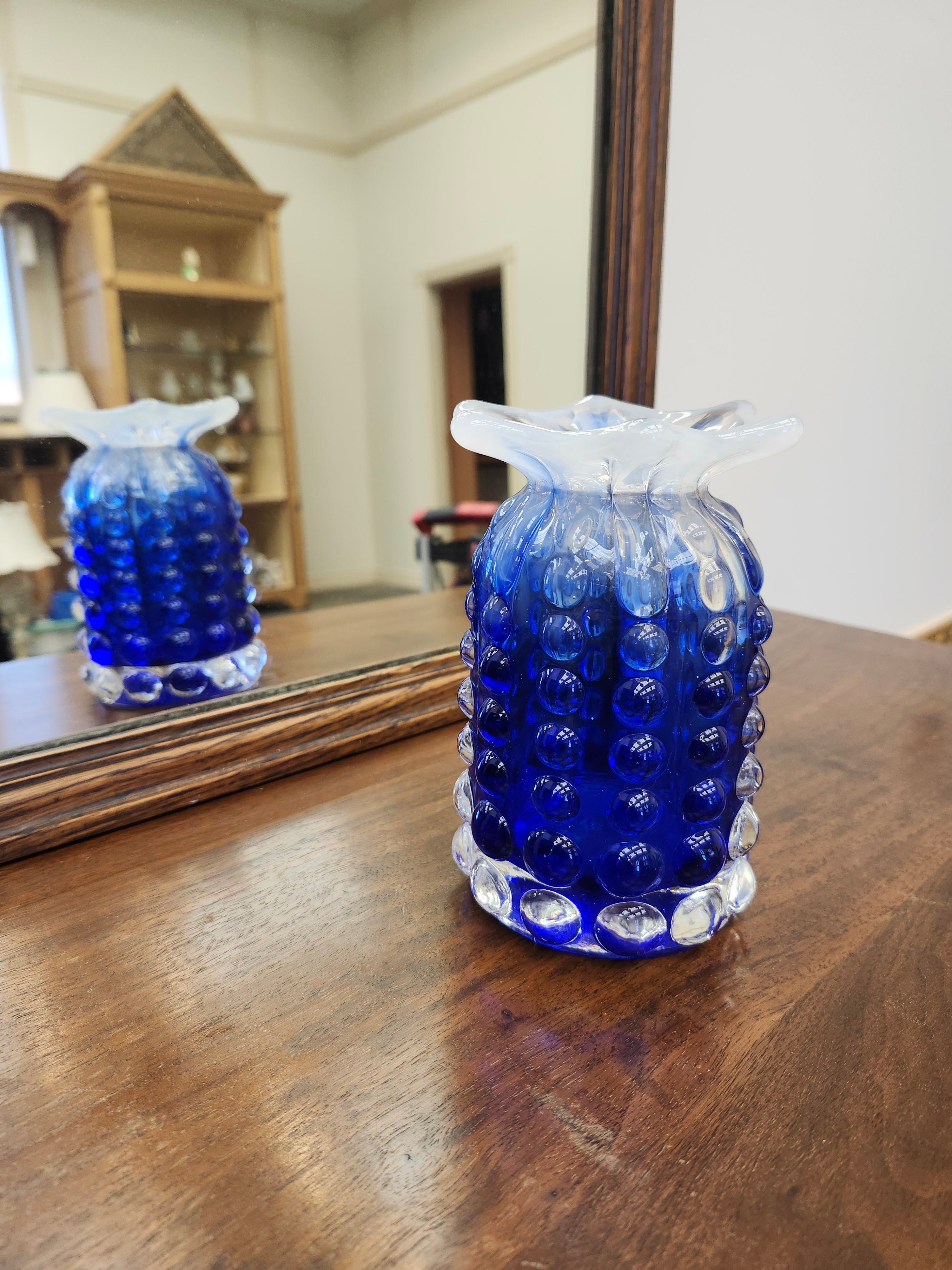 Fenton glass vase