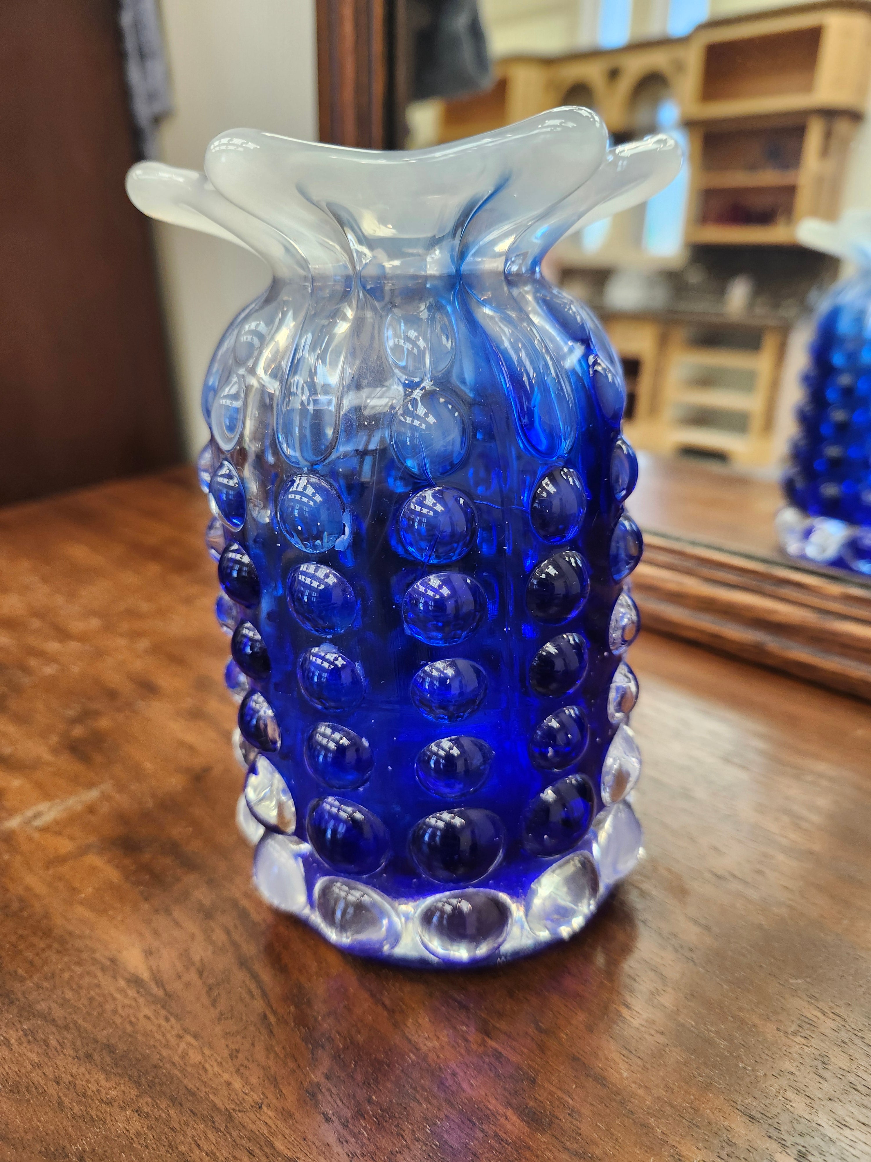 Fenton glass vase