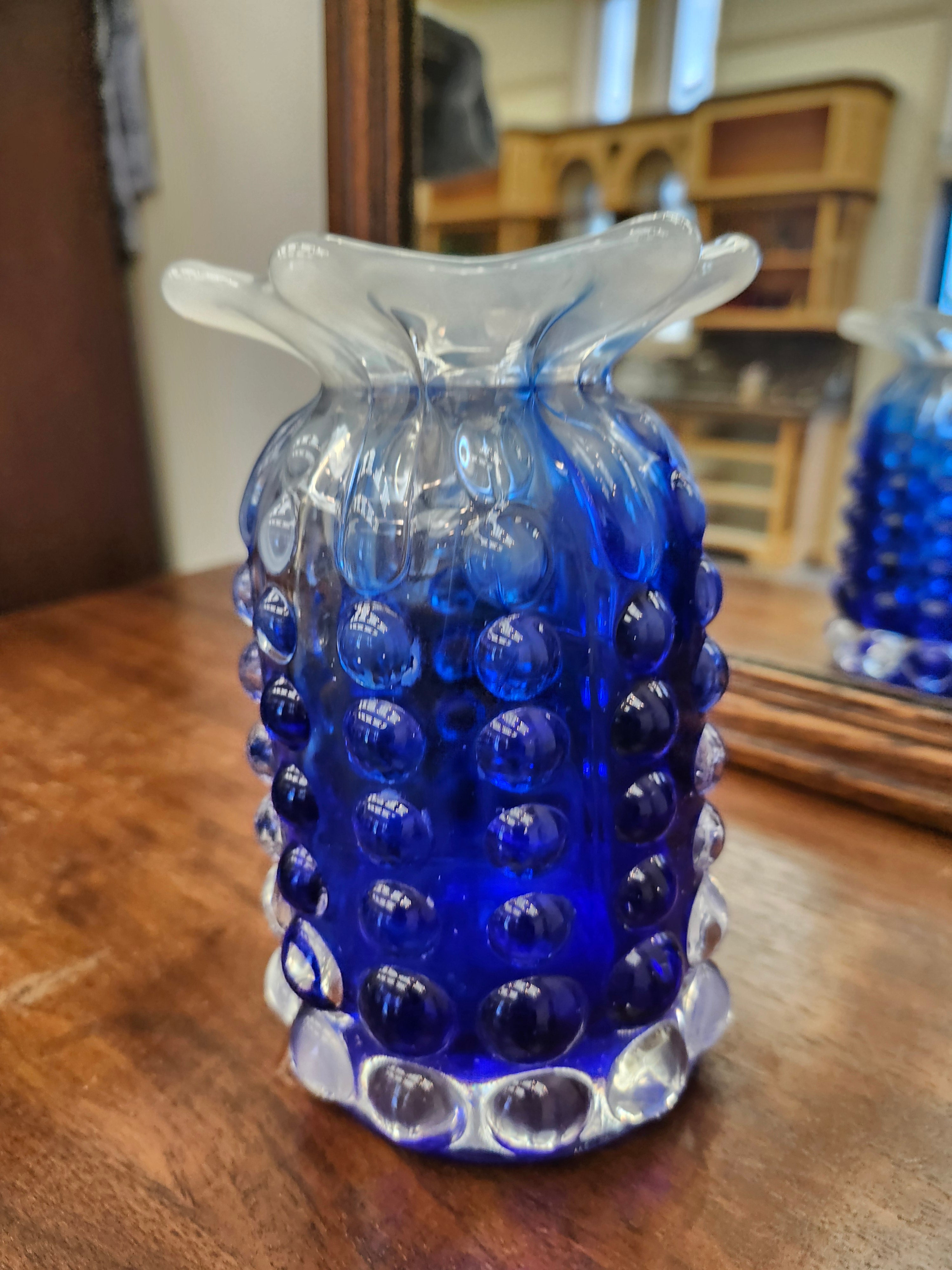 Fenton glass vase