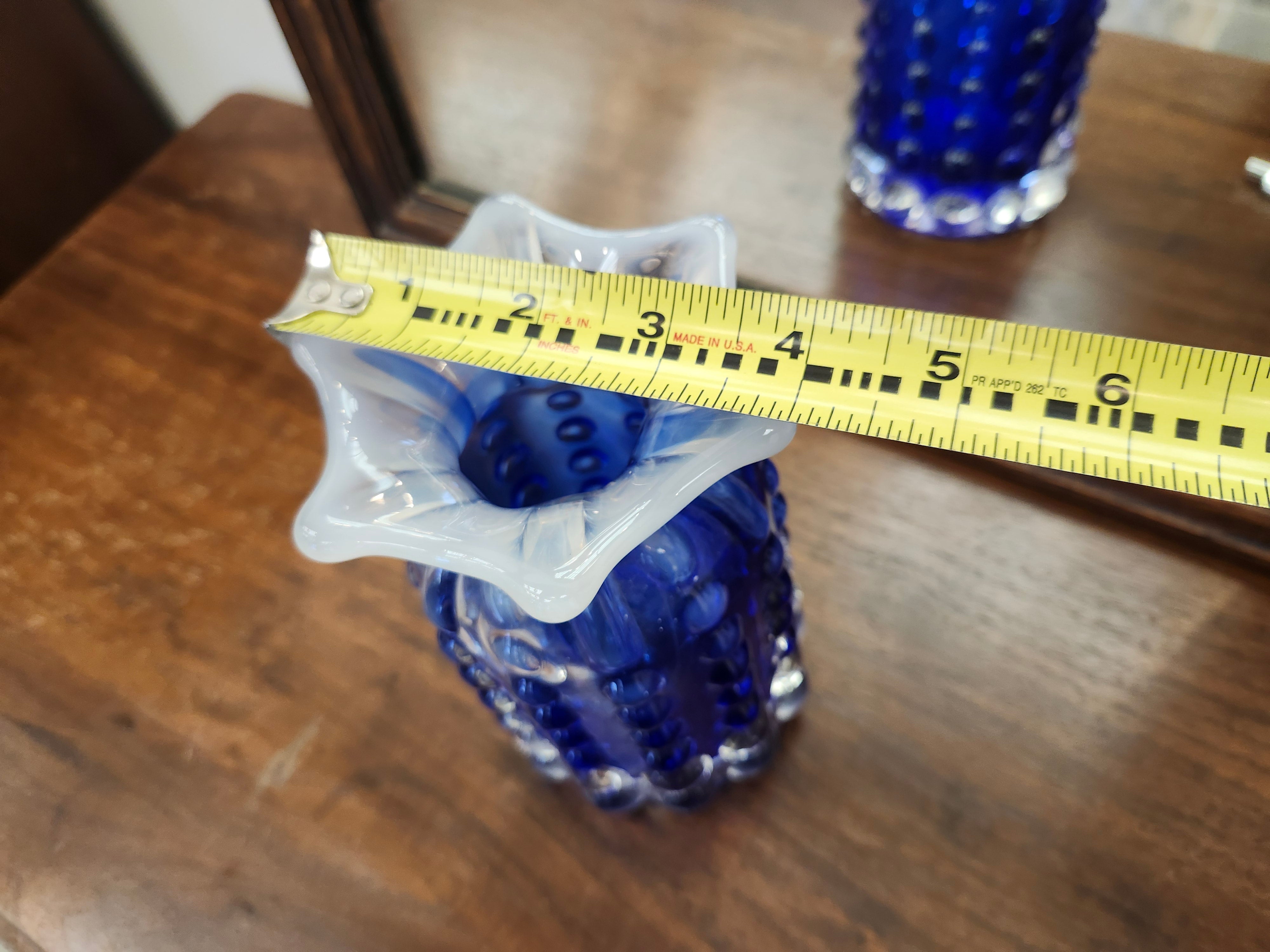 Fenton glass vase