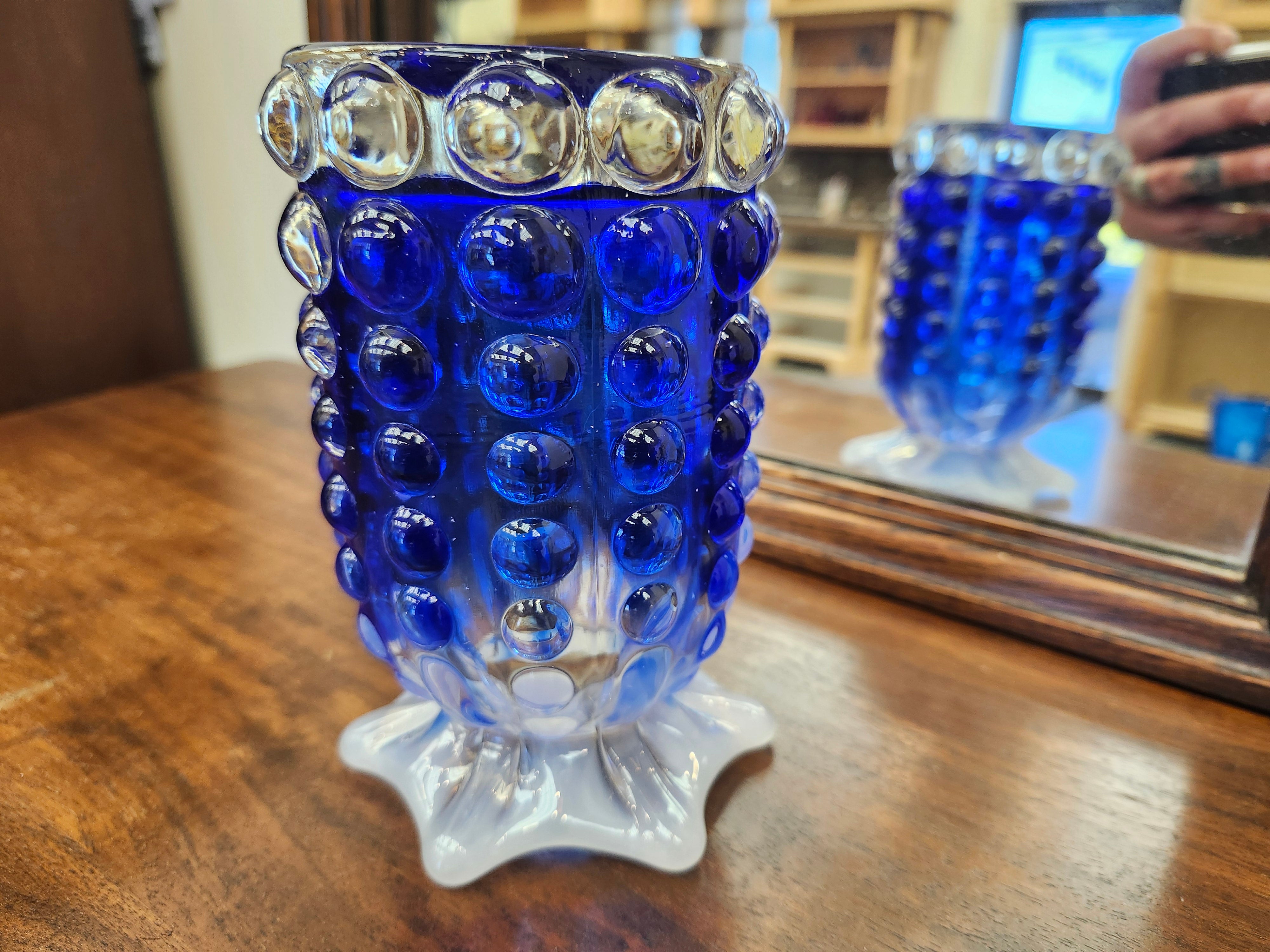 Fenton glass vase