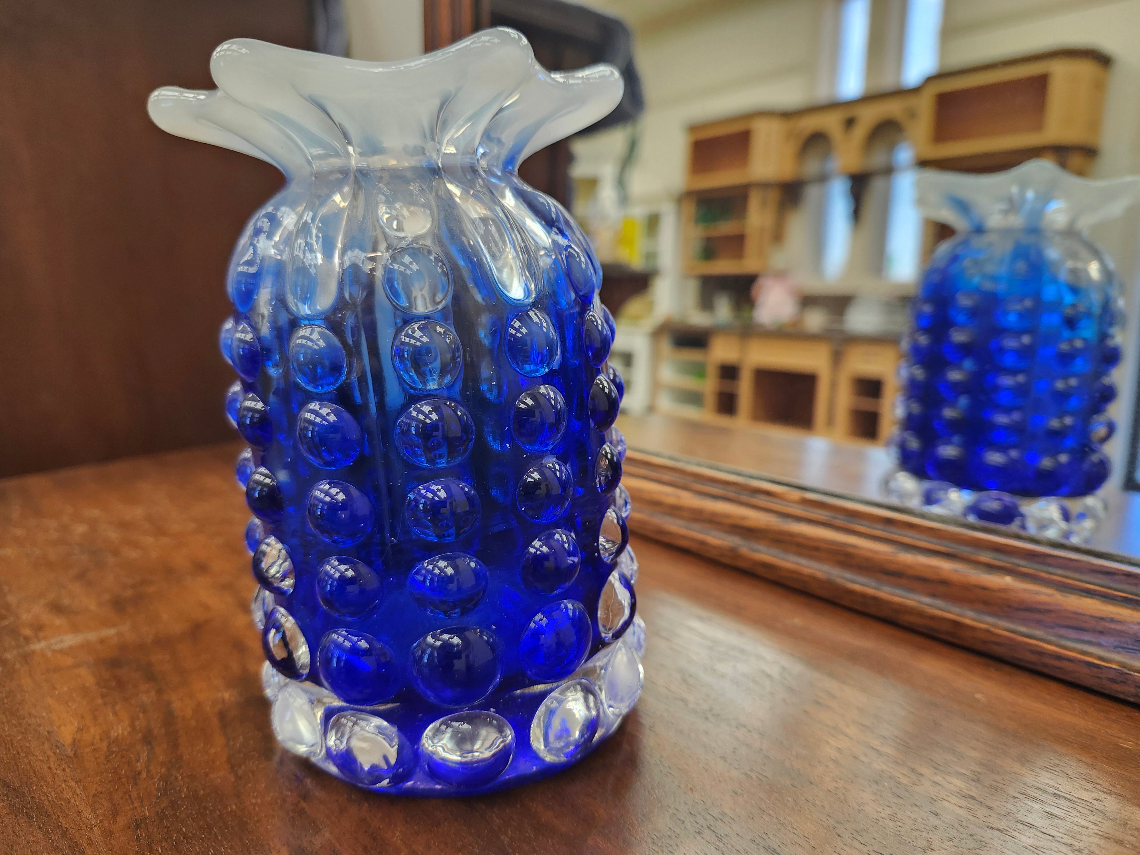 Fenton glass vase