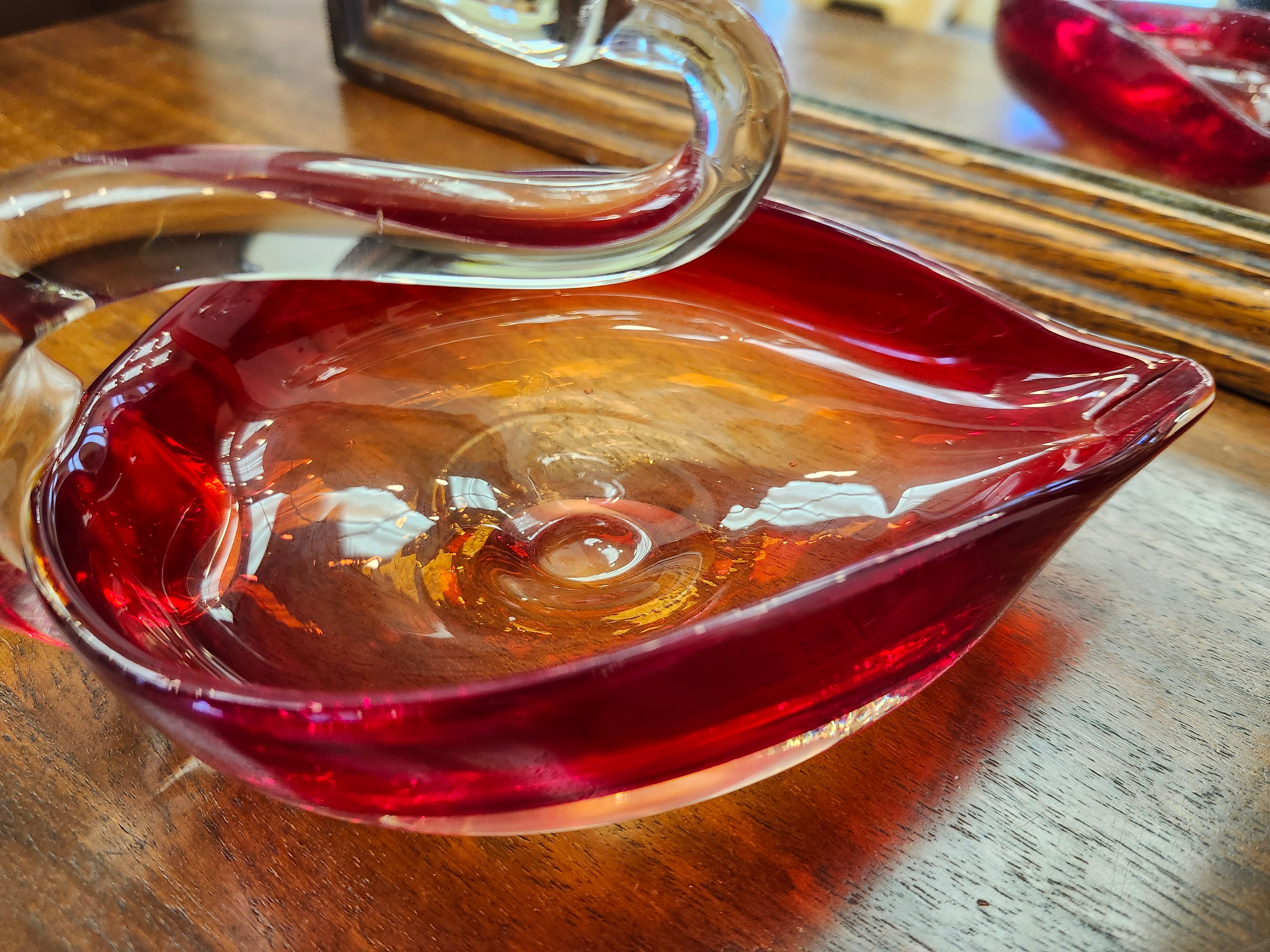 Duncan Miller Glass Swan
