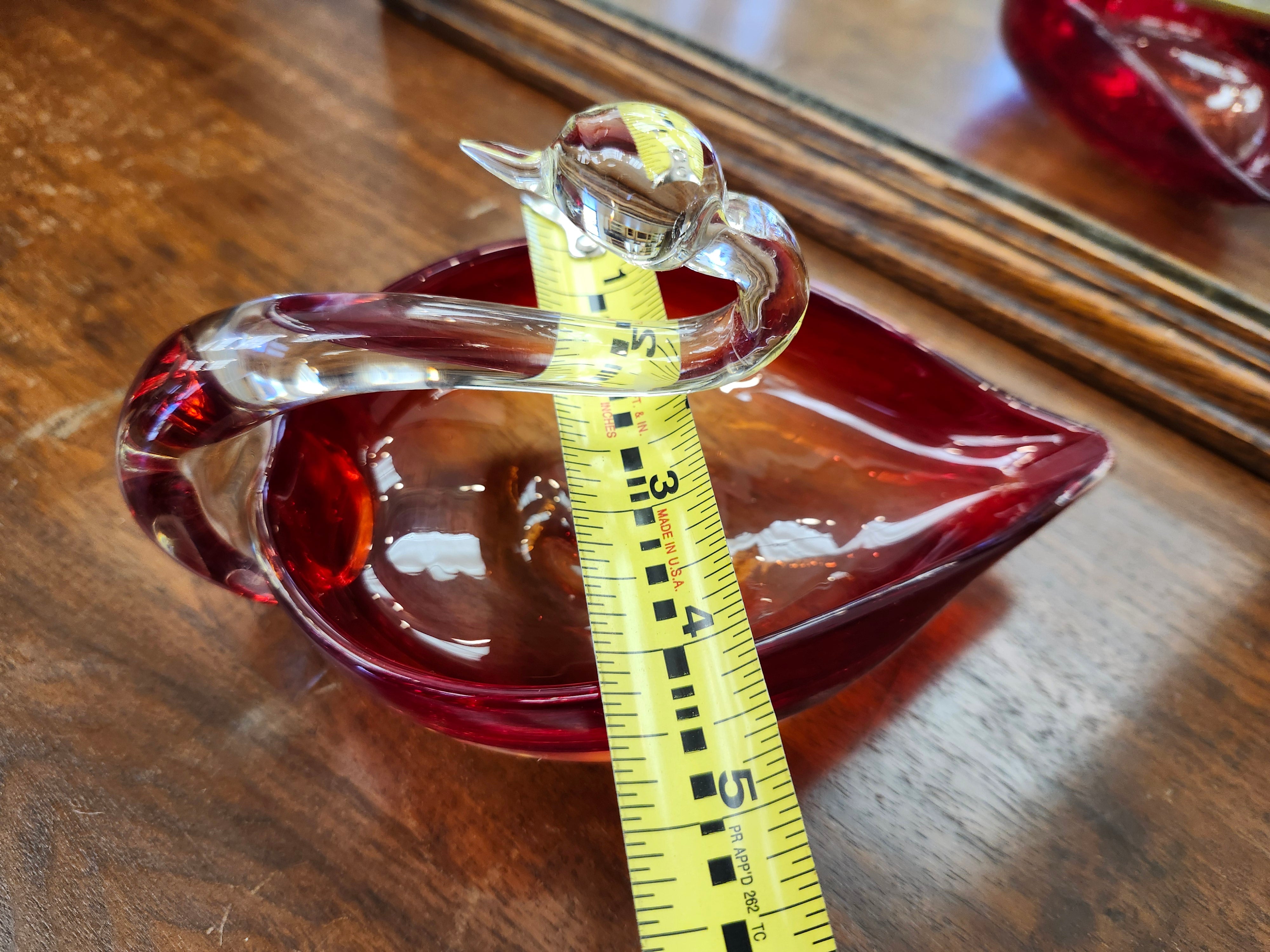 Duncan Miller Glass Swan