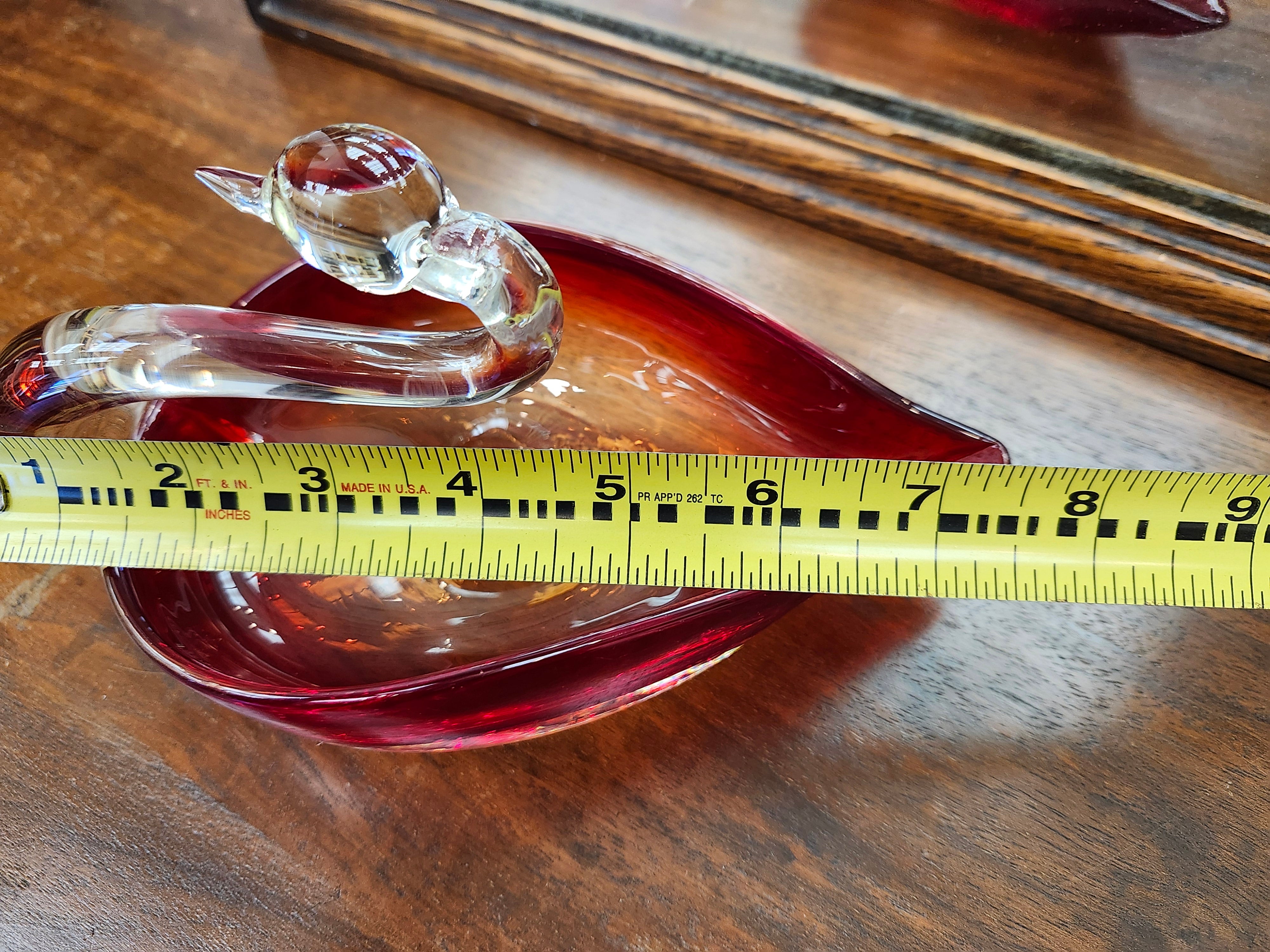 Duncan Miller Glass Swan
