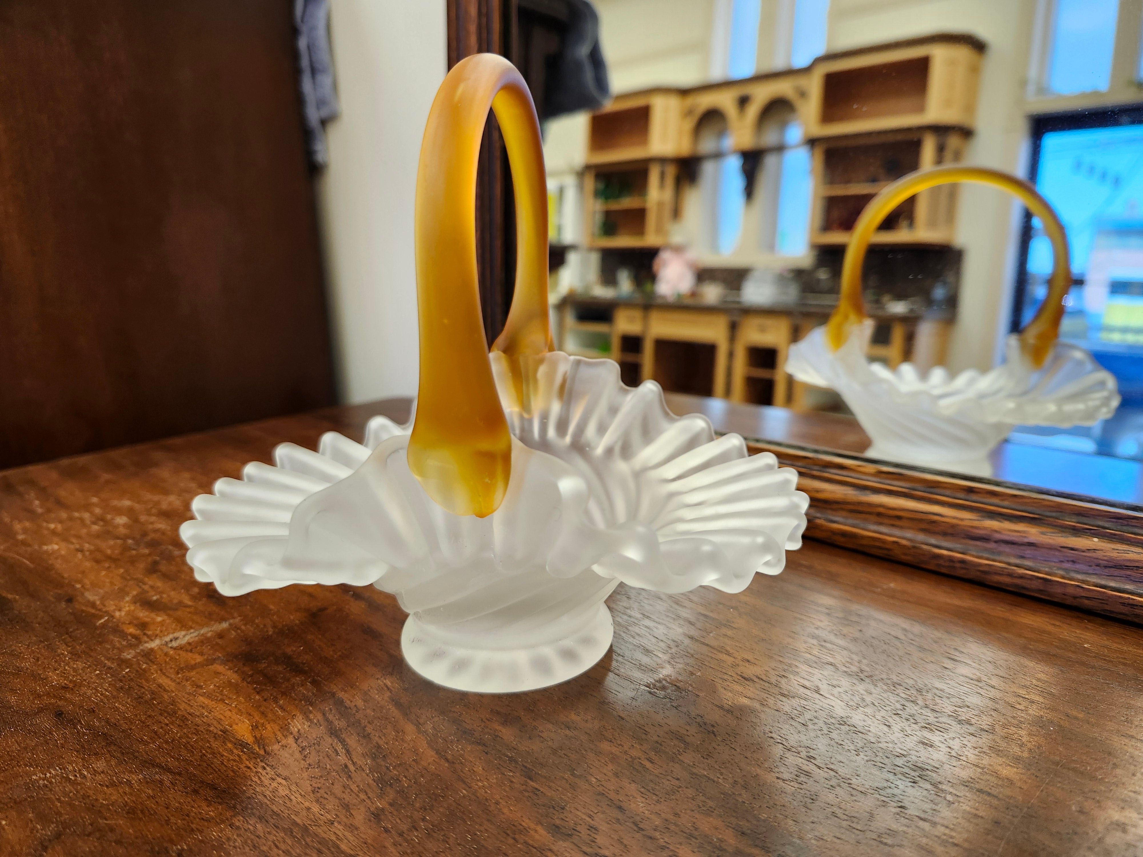 Fenton Glass basket