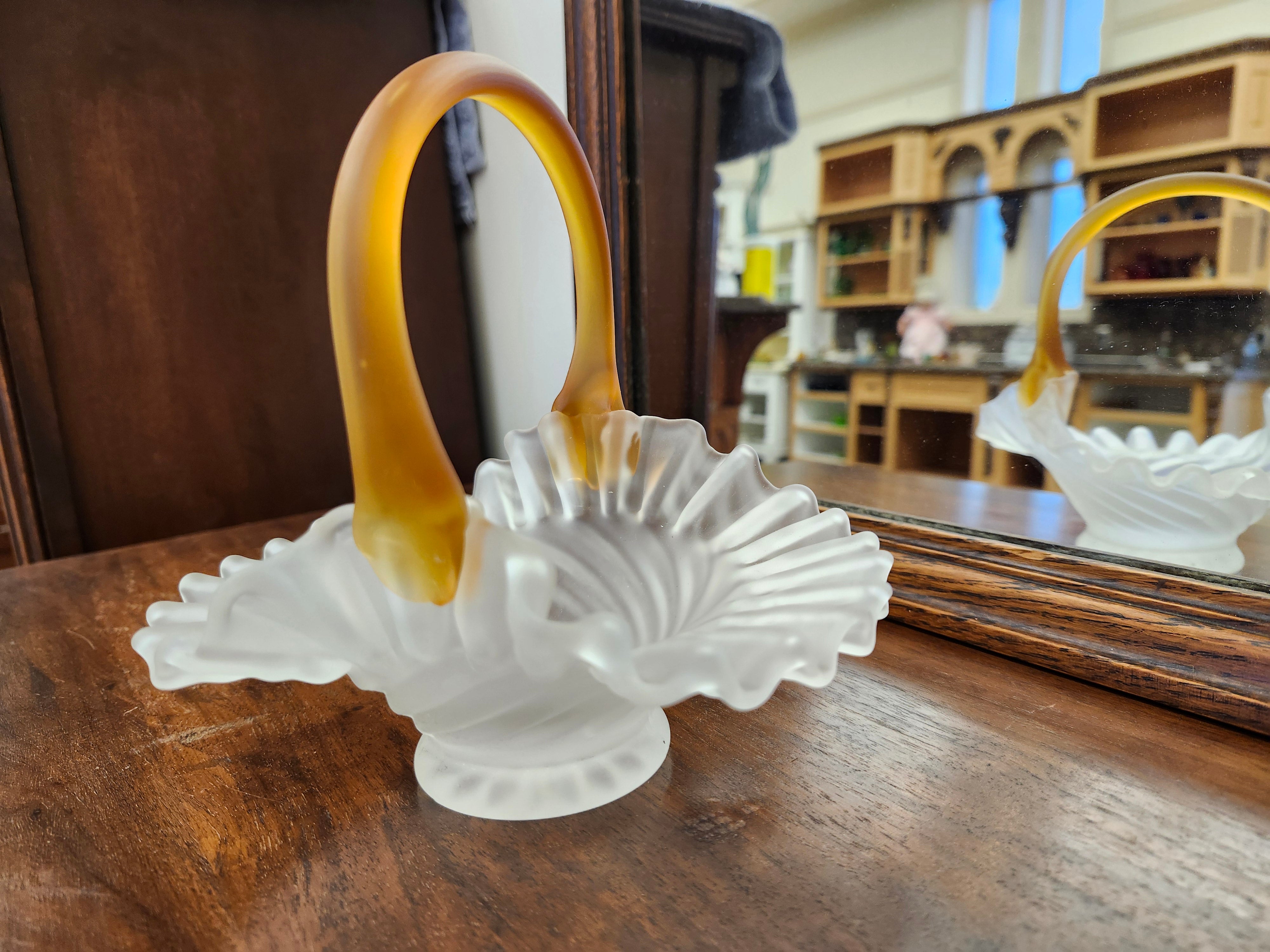 Fenton Glass basket