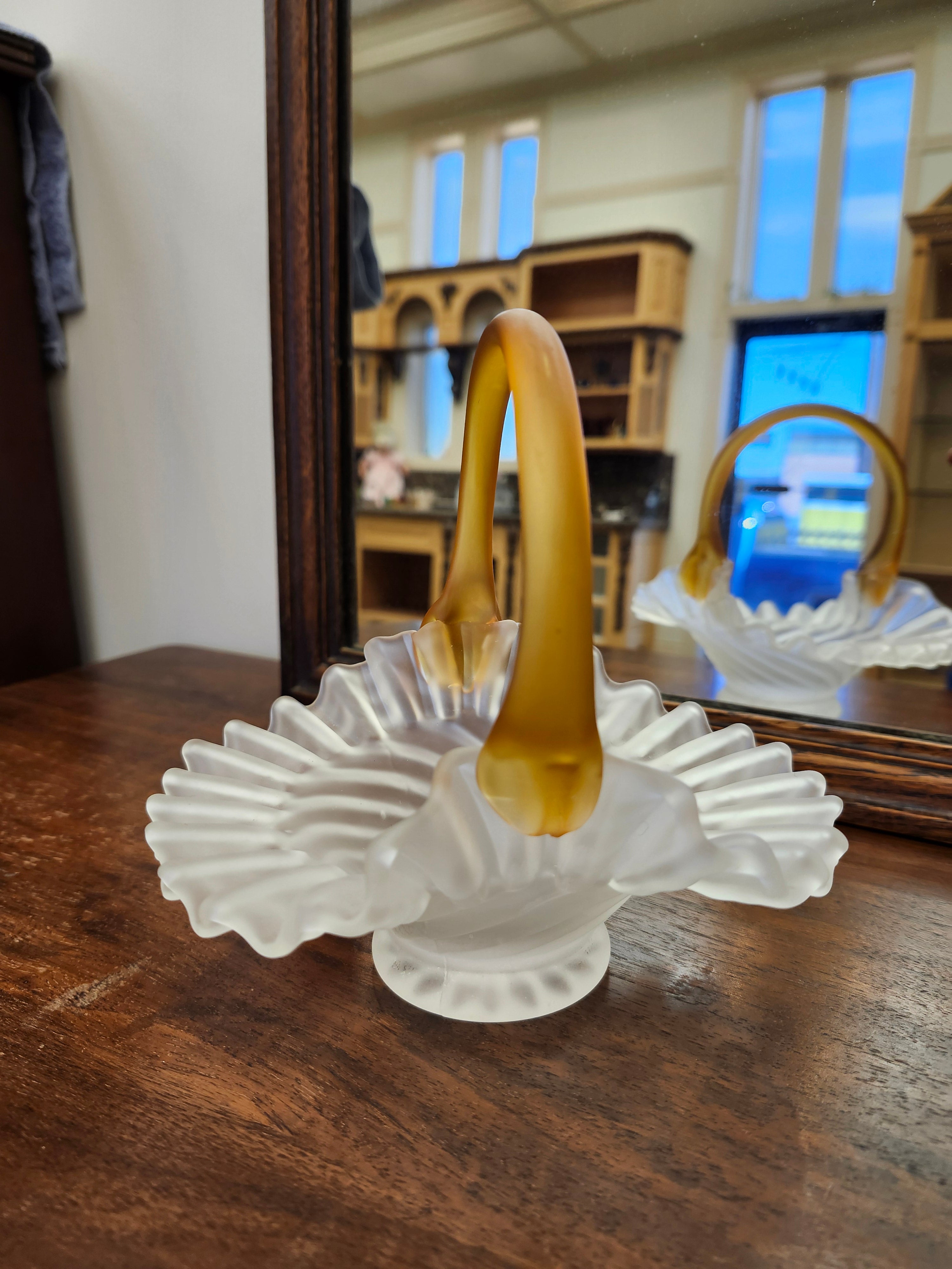 Fenton Glass basket