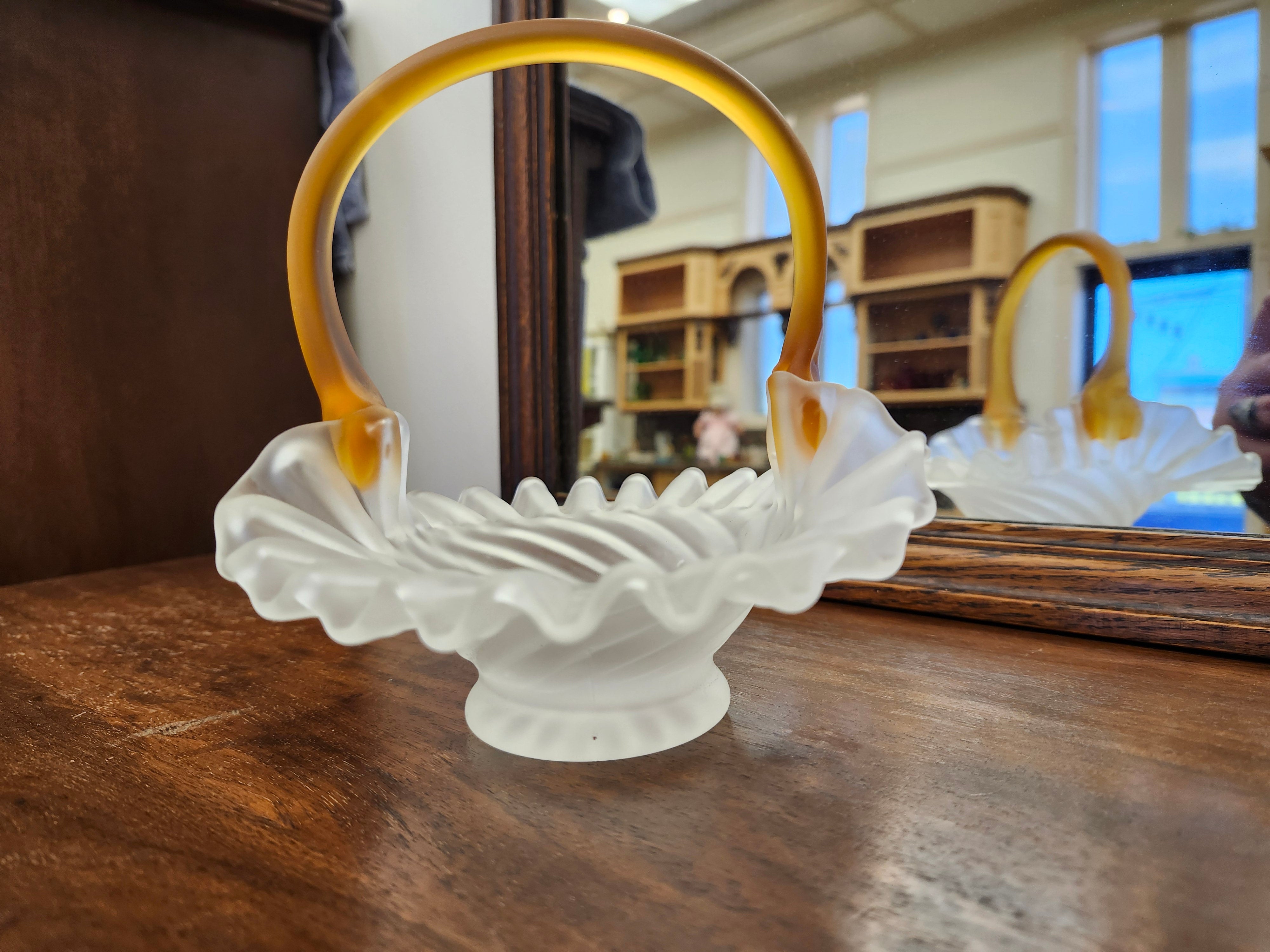 Fenton Glass basket