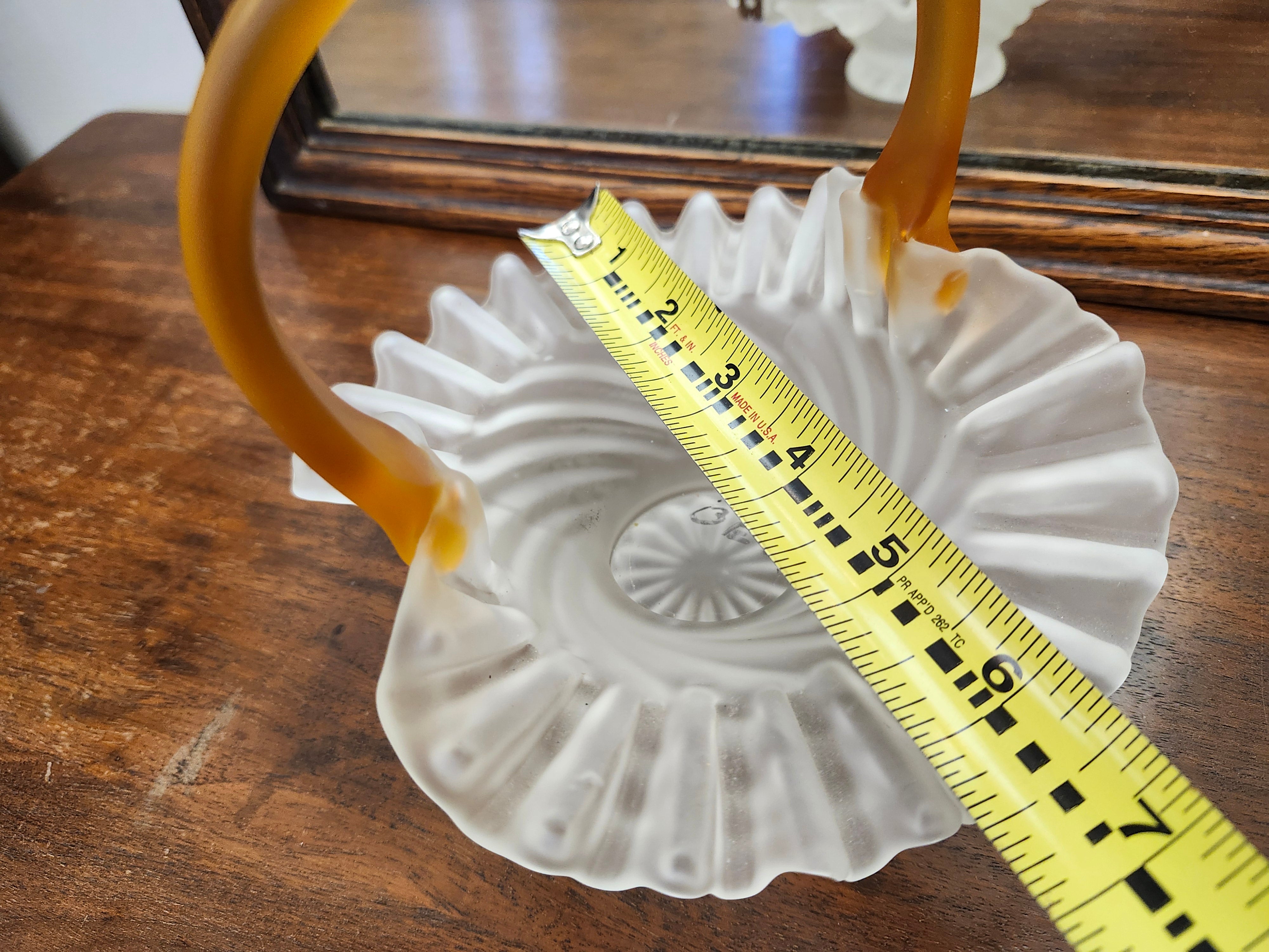 Fenton Glass basket