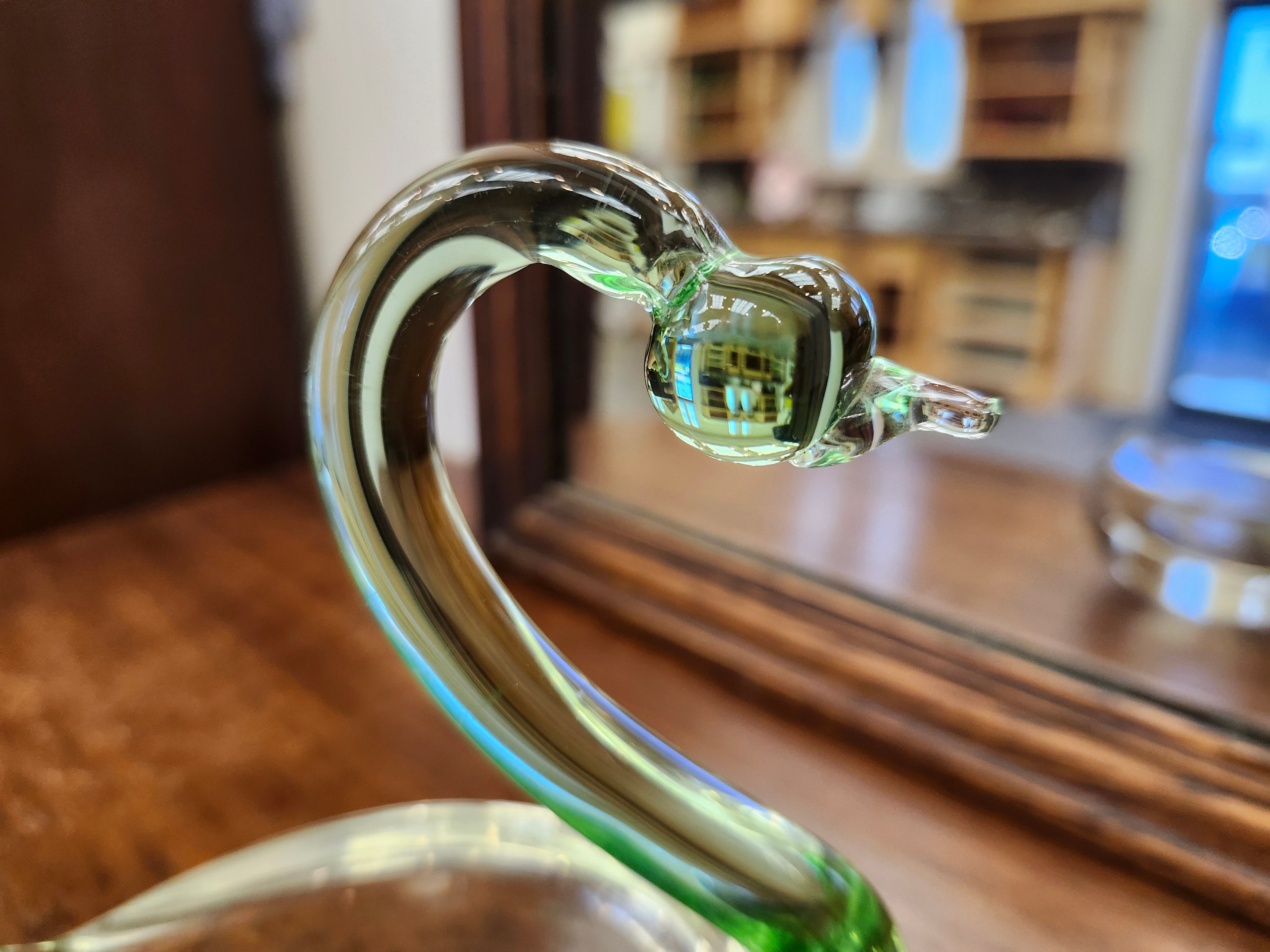 Duncan Miller Swan glass ashtray