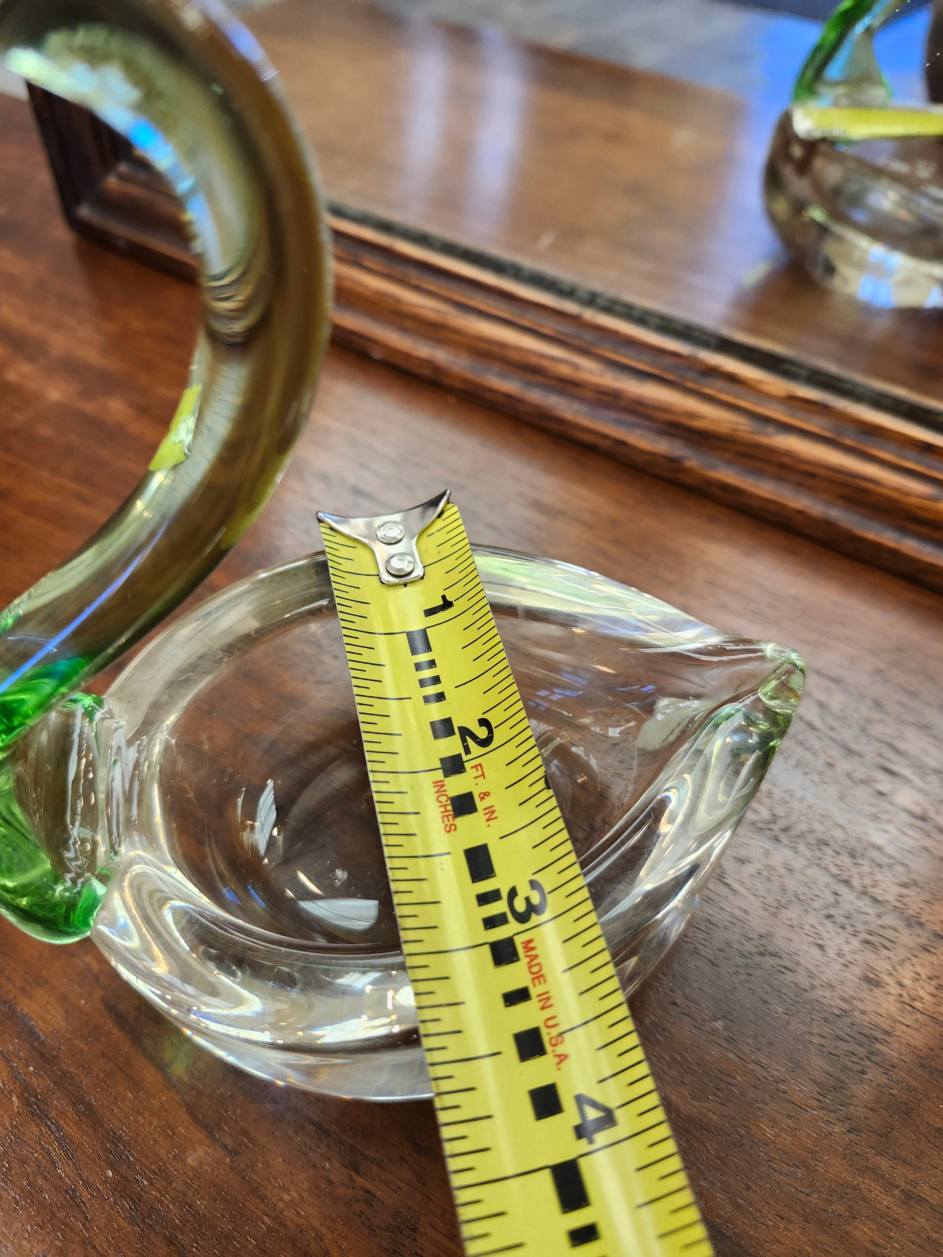 Duncan Miller Swan glass ashtray