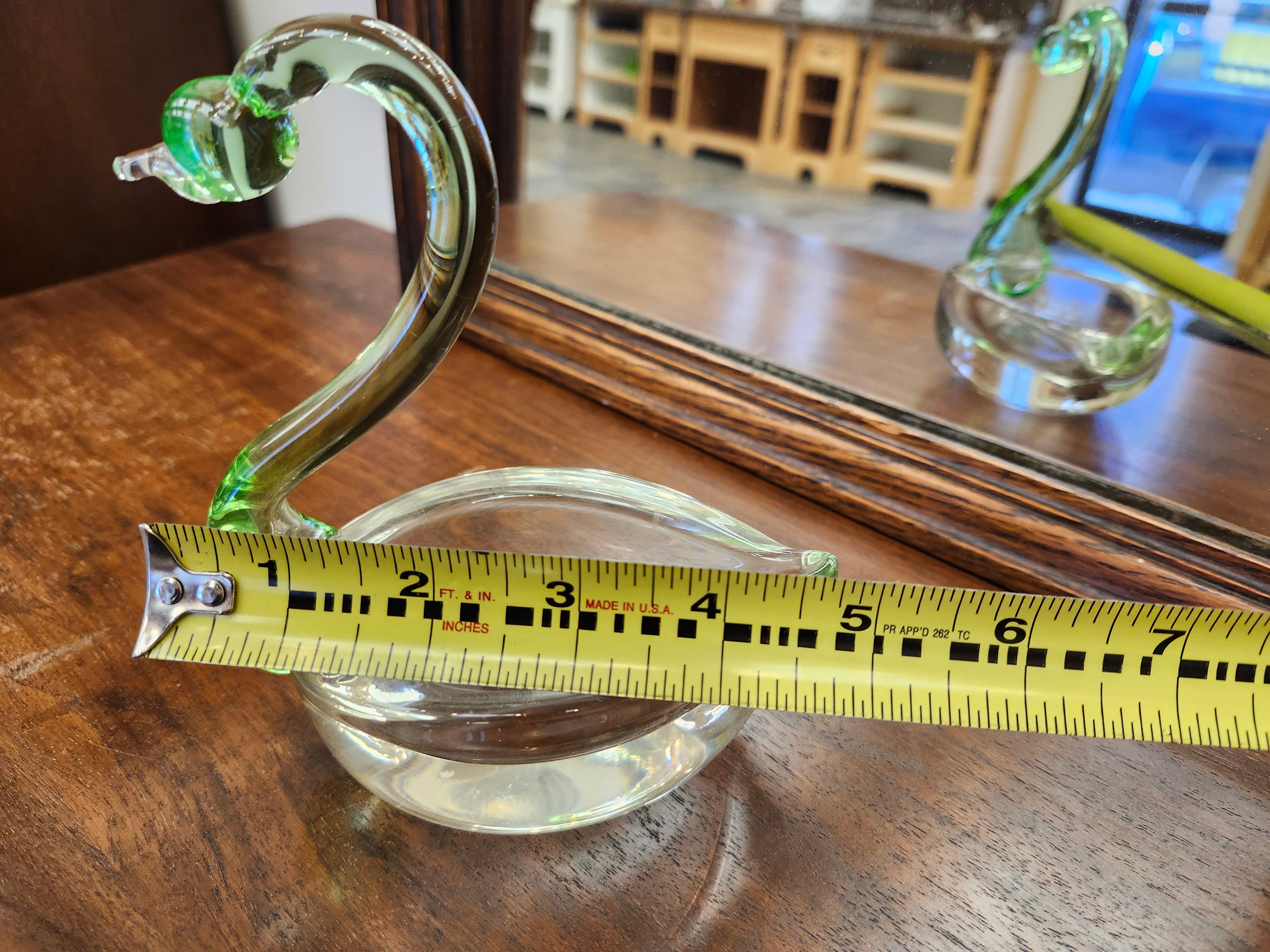 Duncan Miller Swan glass ashtray