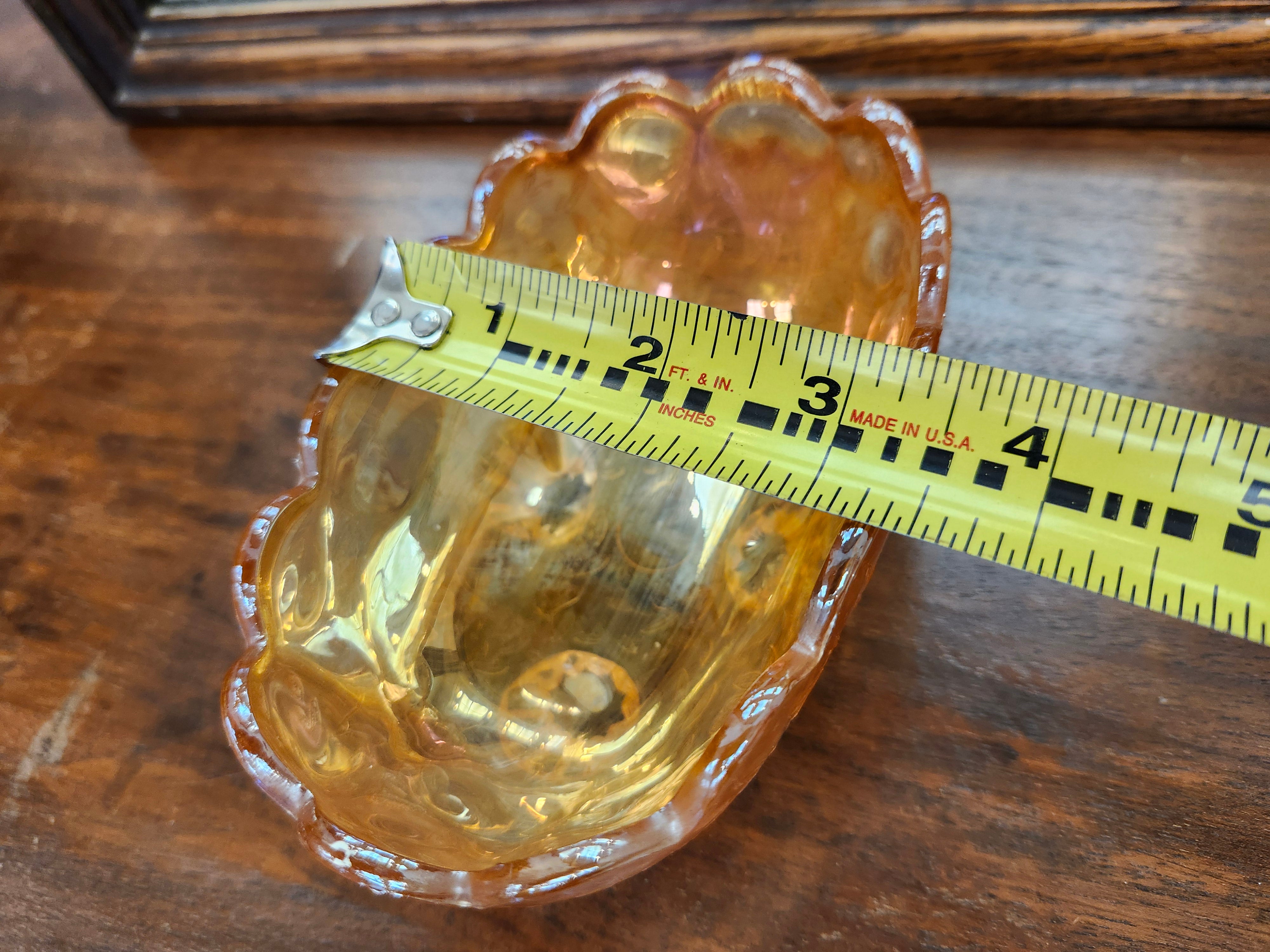 Carnival glass dish