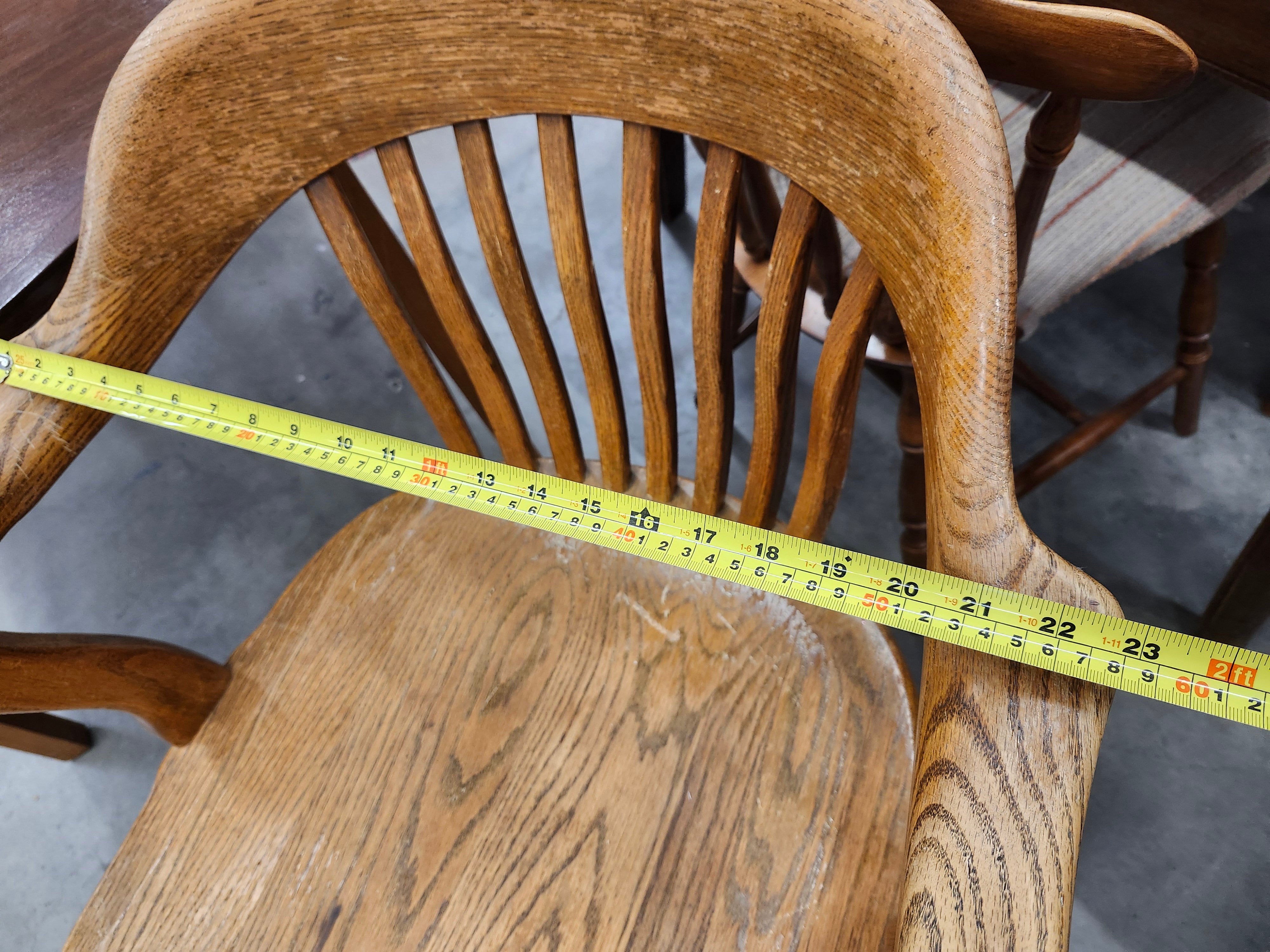 Wood office chair