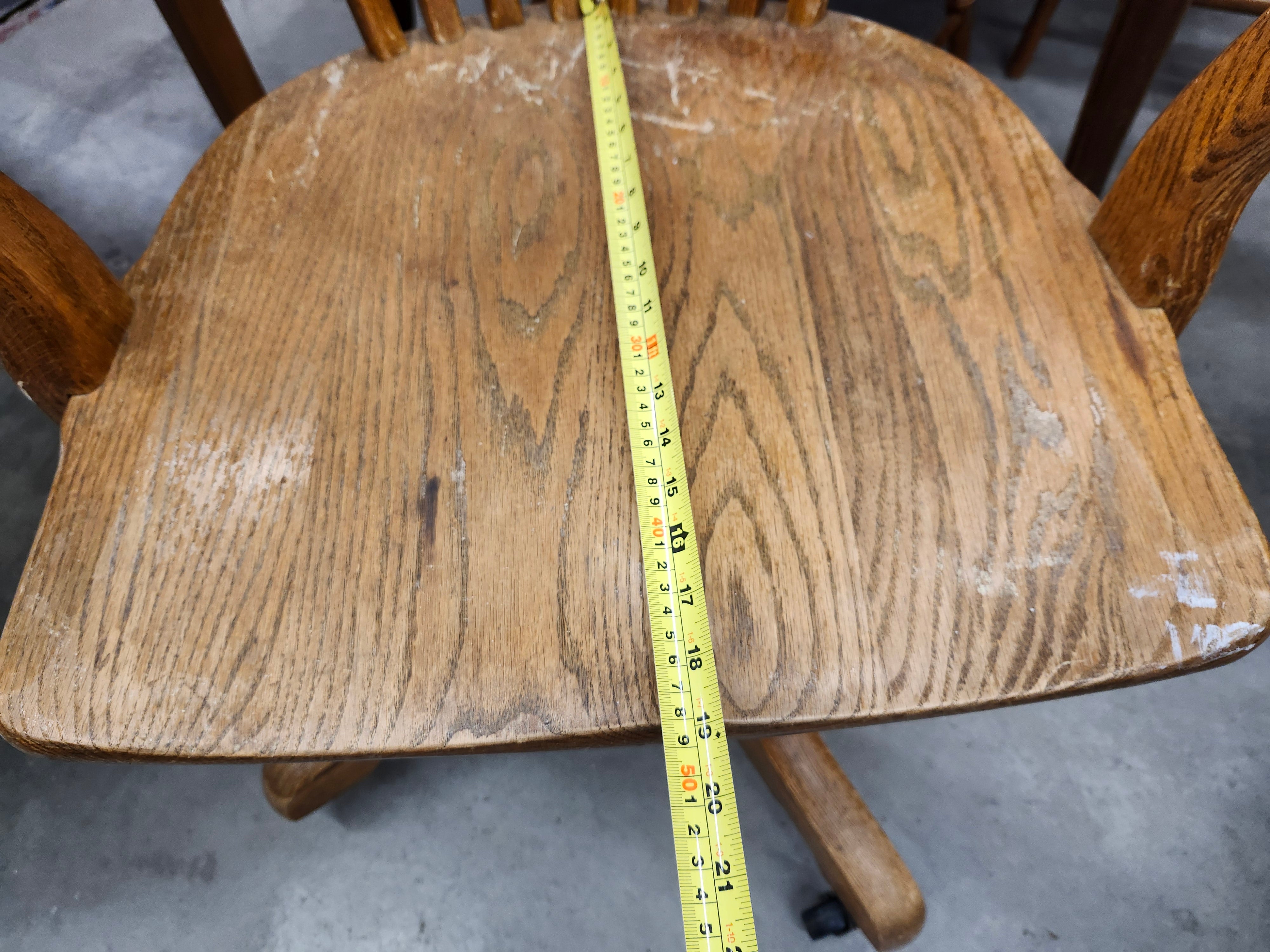 Wood office chair