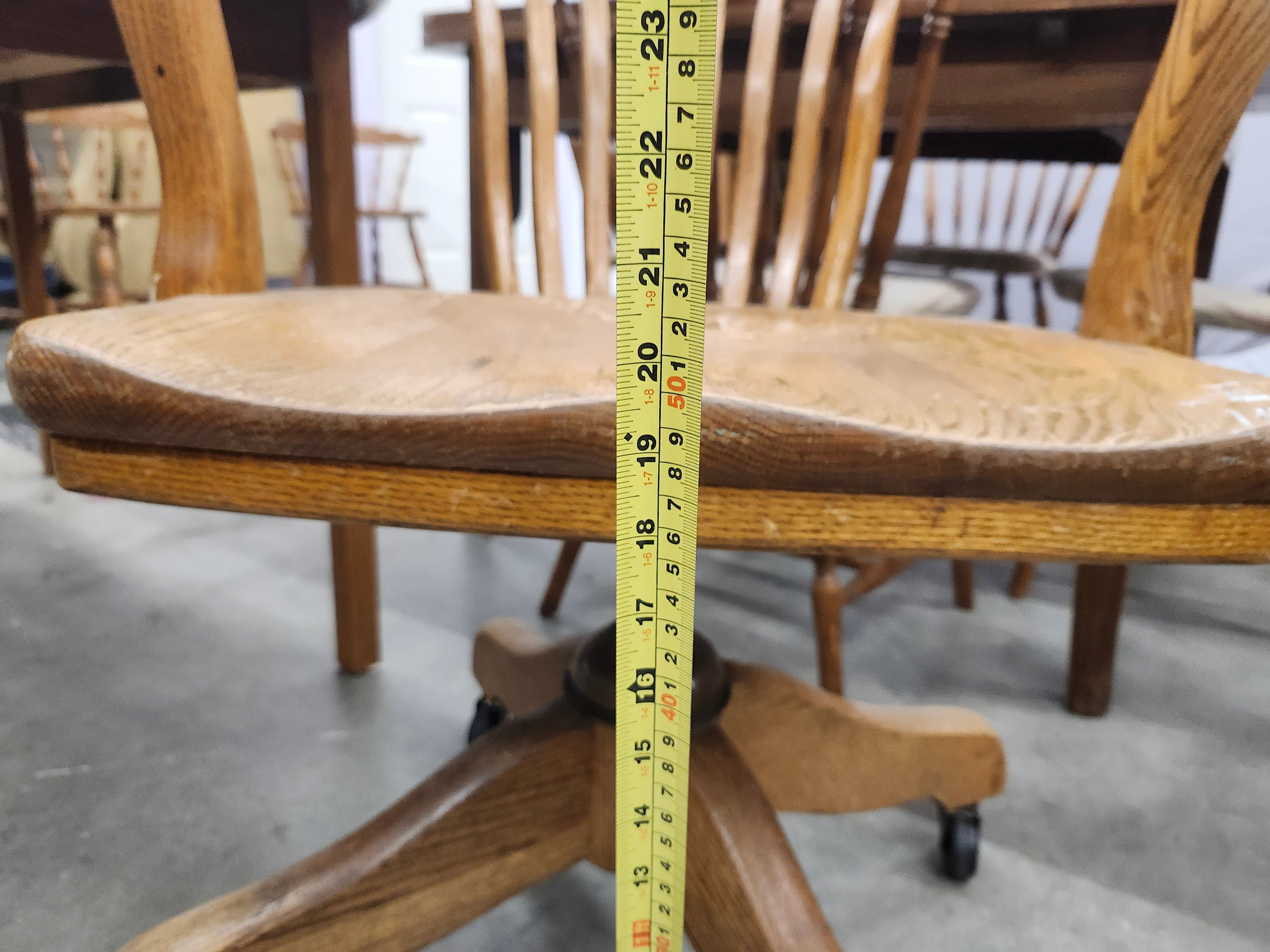 Wood office chair
