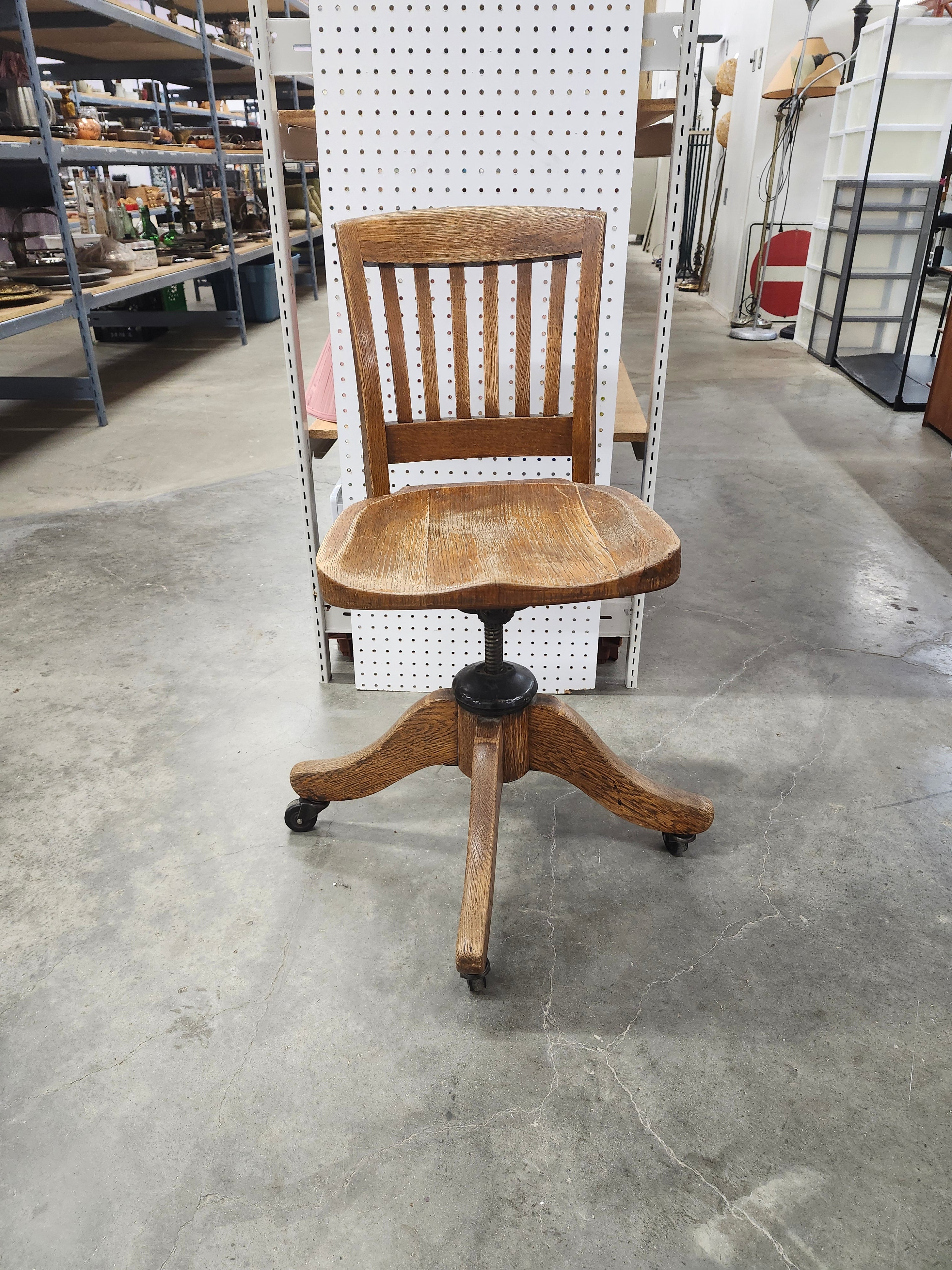 Wood office chair