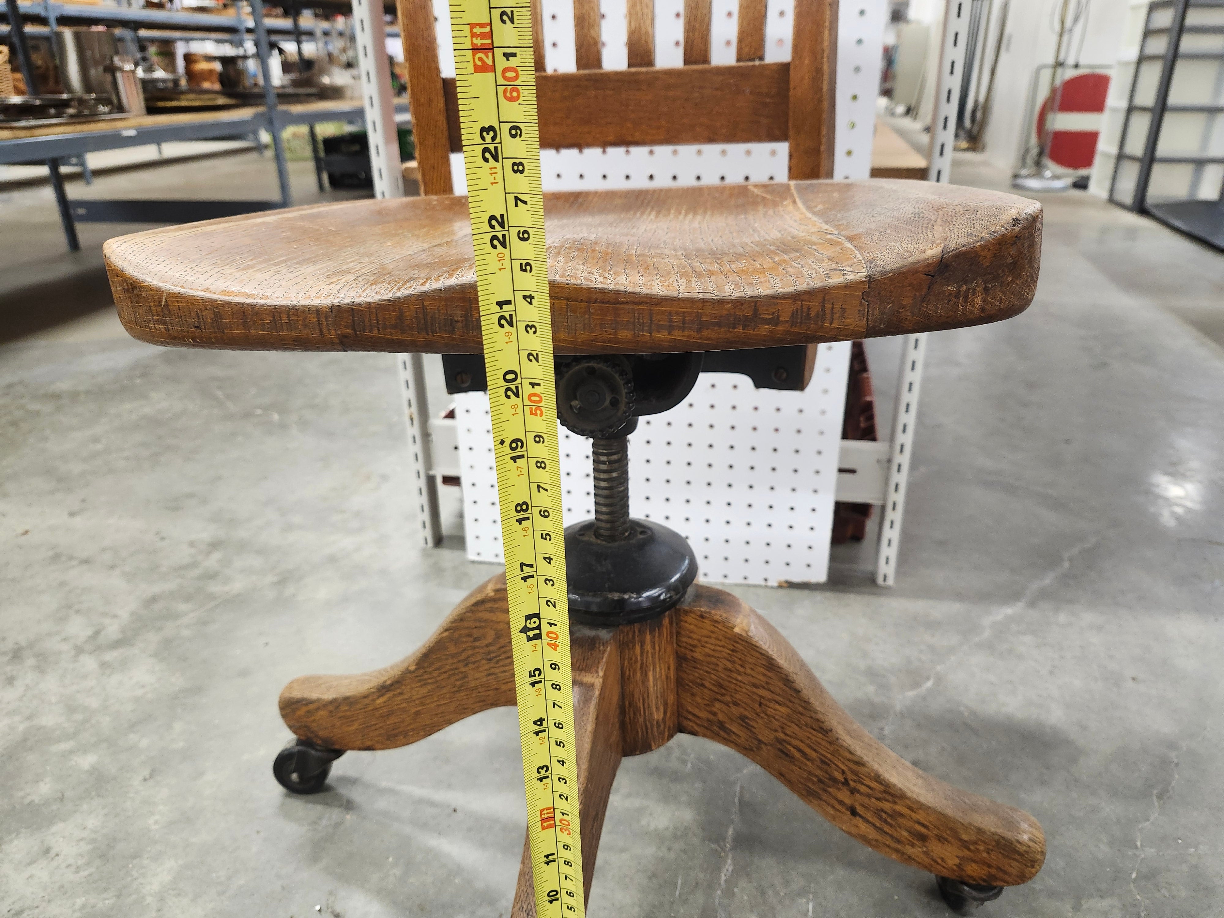 Wood office chair