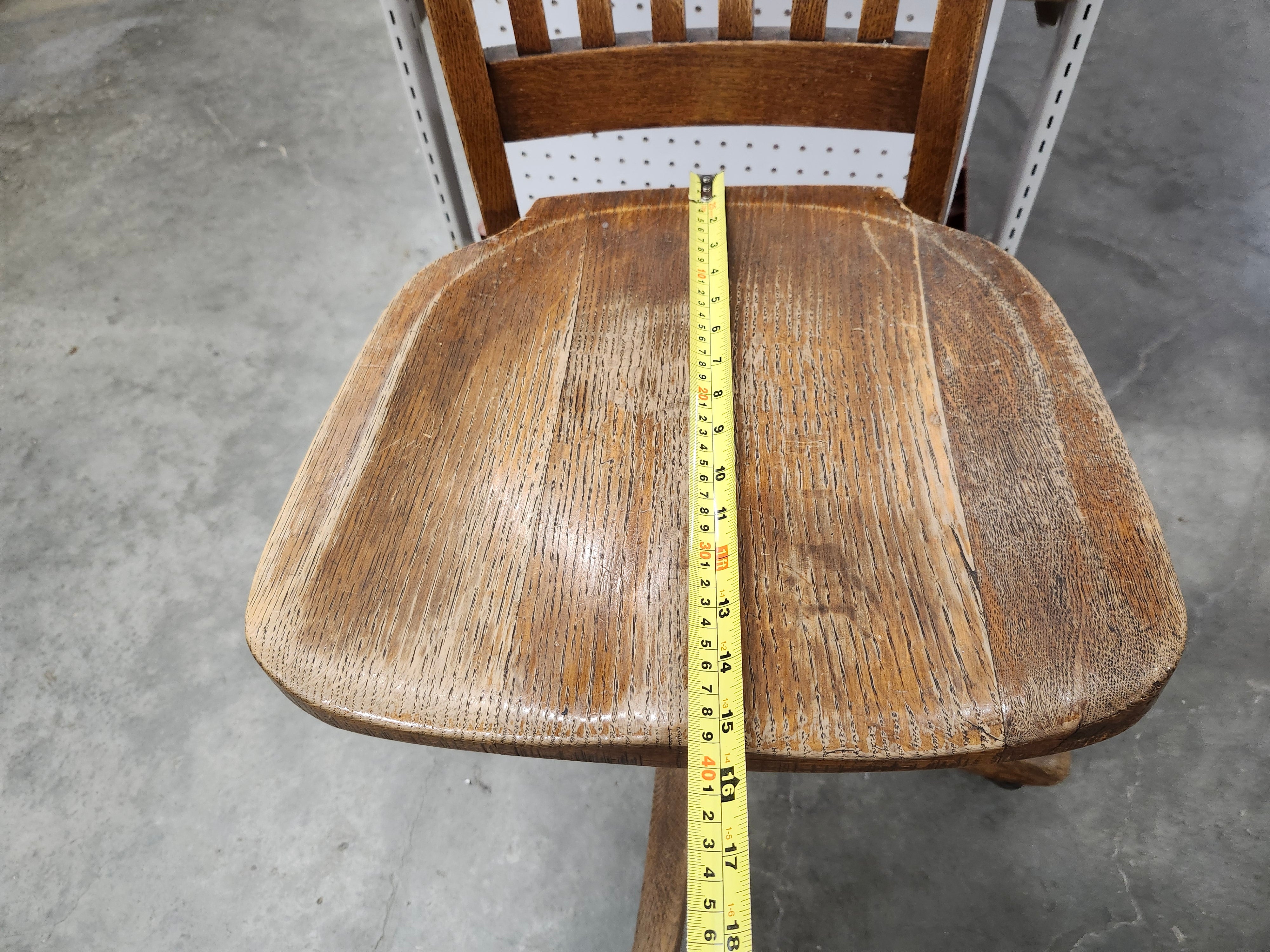 Wood office chair