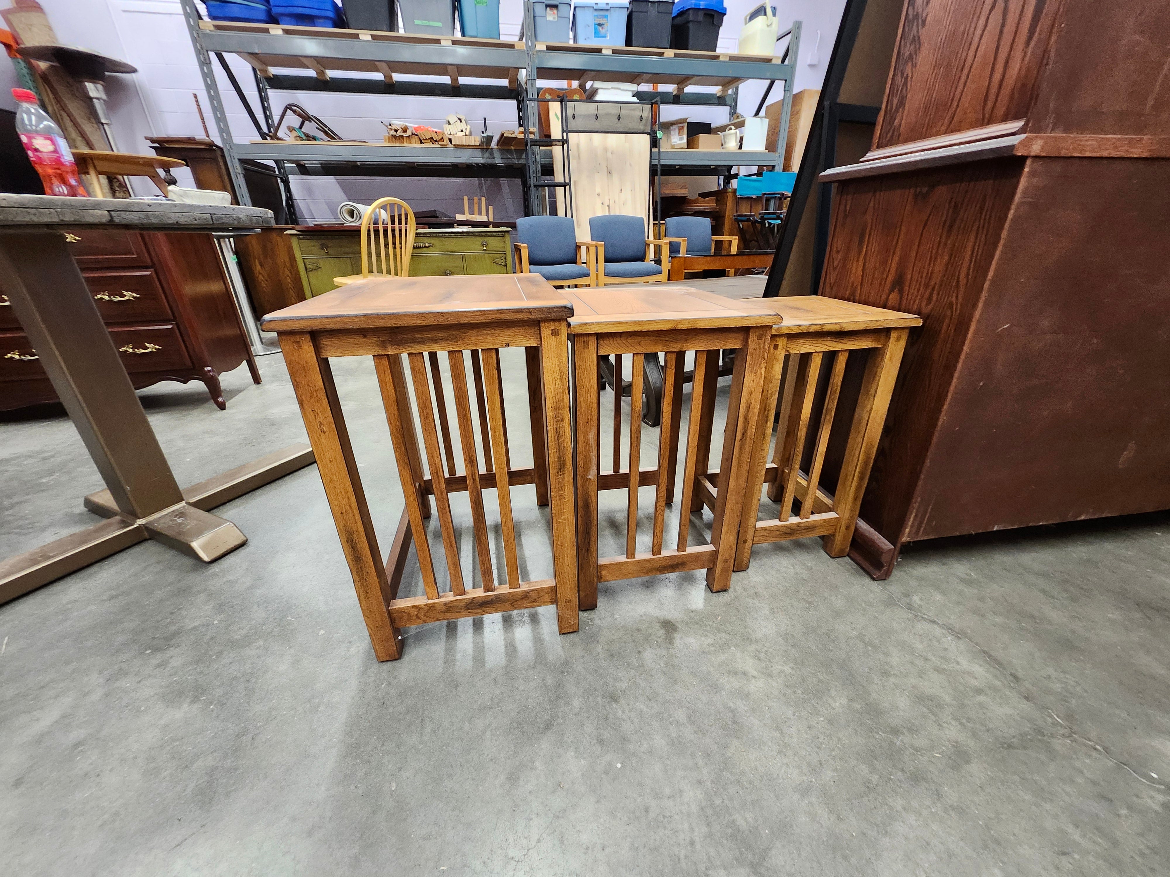 Nesting tables x3