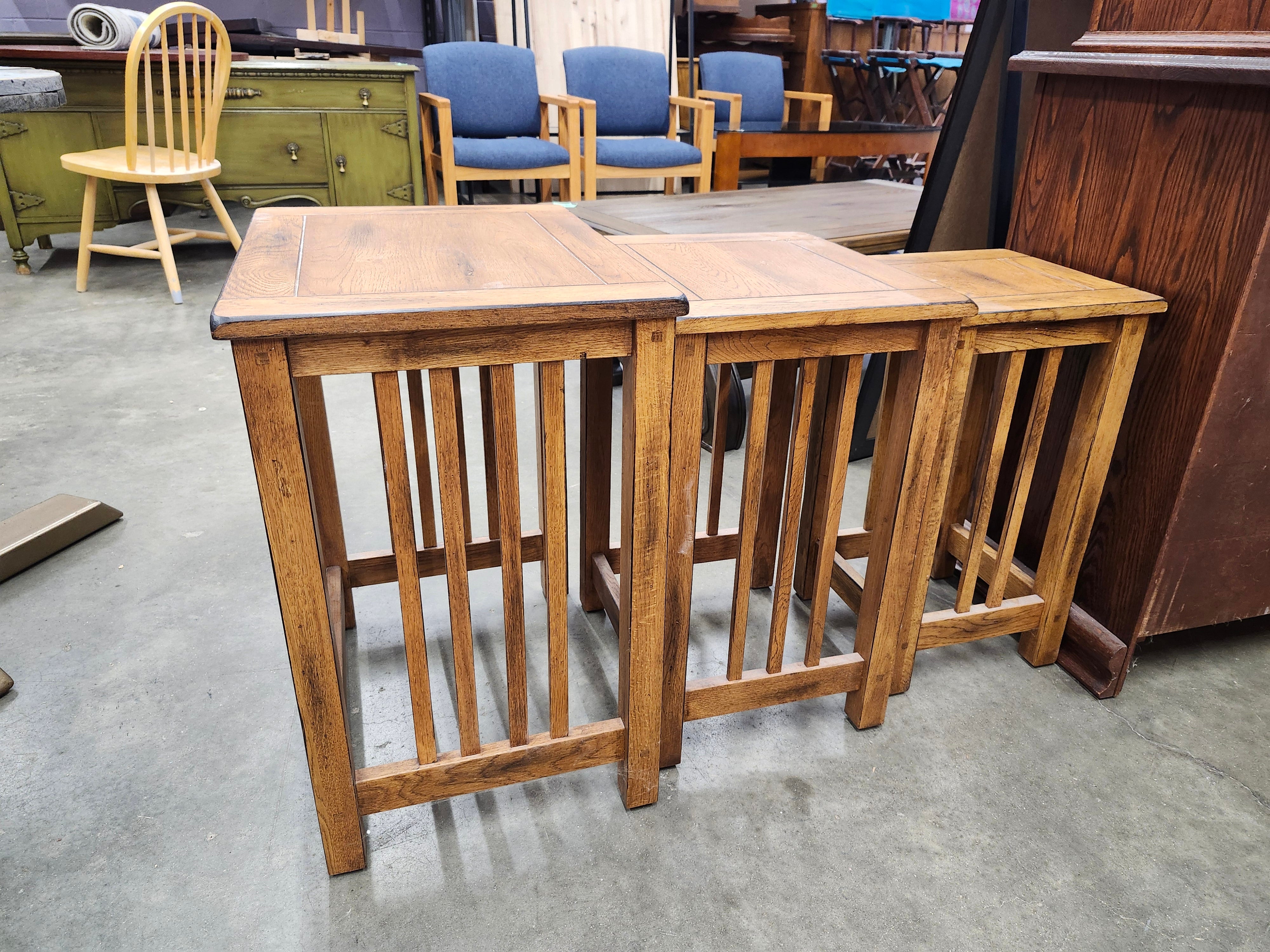 Nesting tables x3