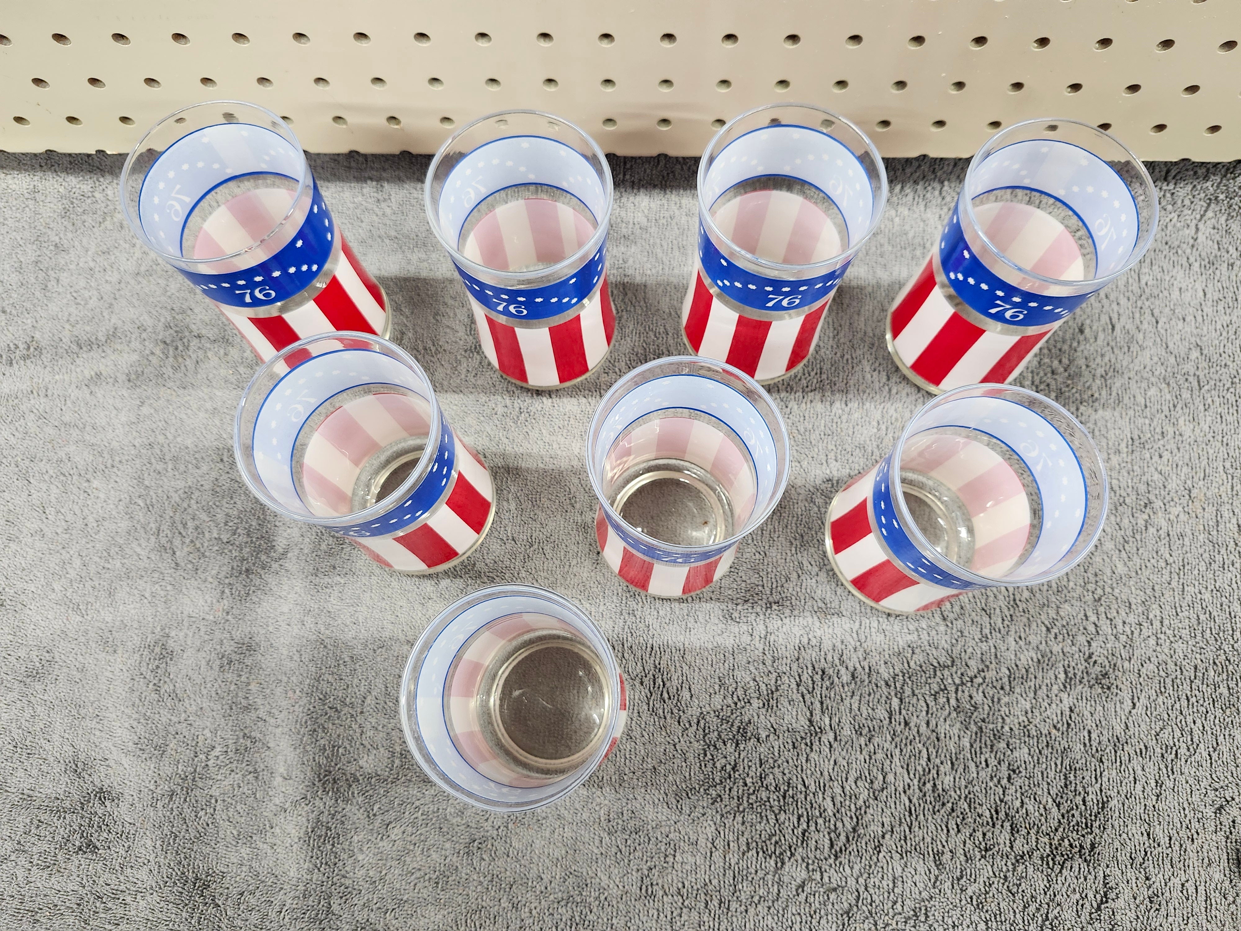 X8 matching glassware
