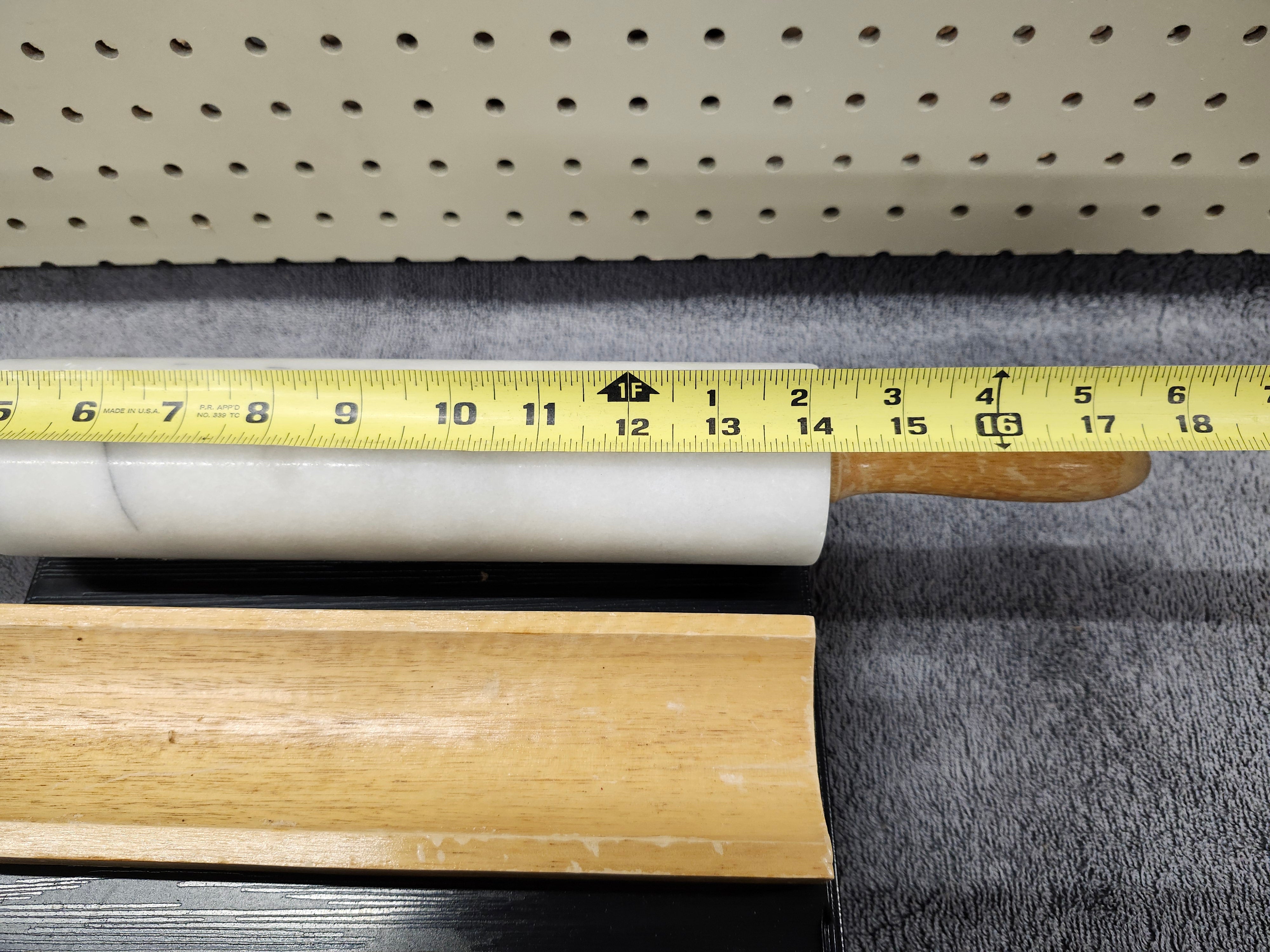 Marble rolling pin