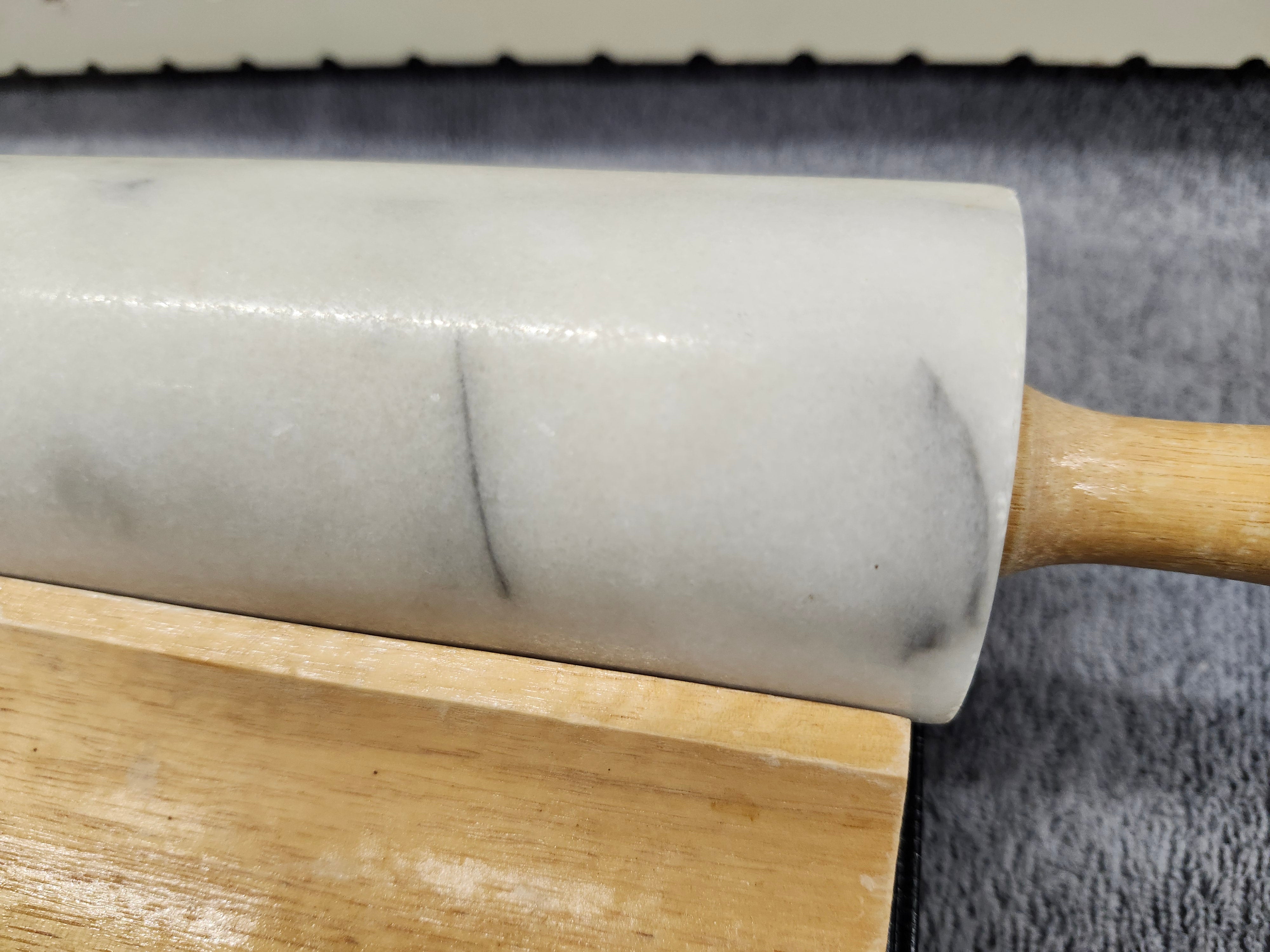 Marble rolling pin