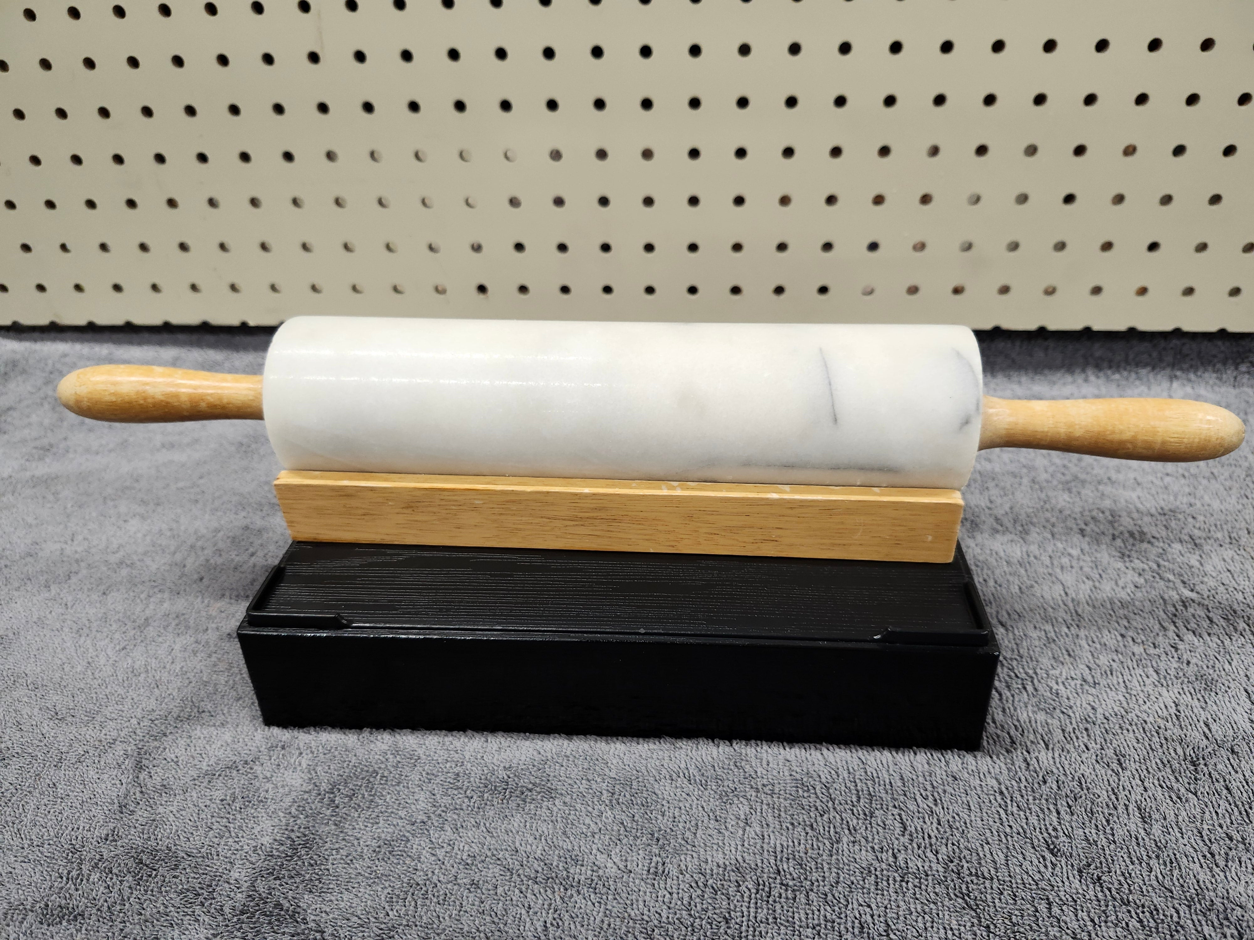 Marble rolling pin