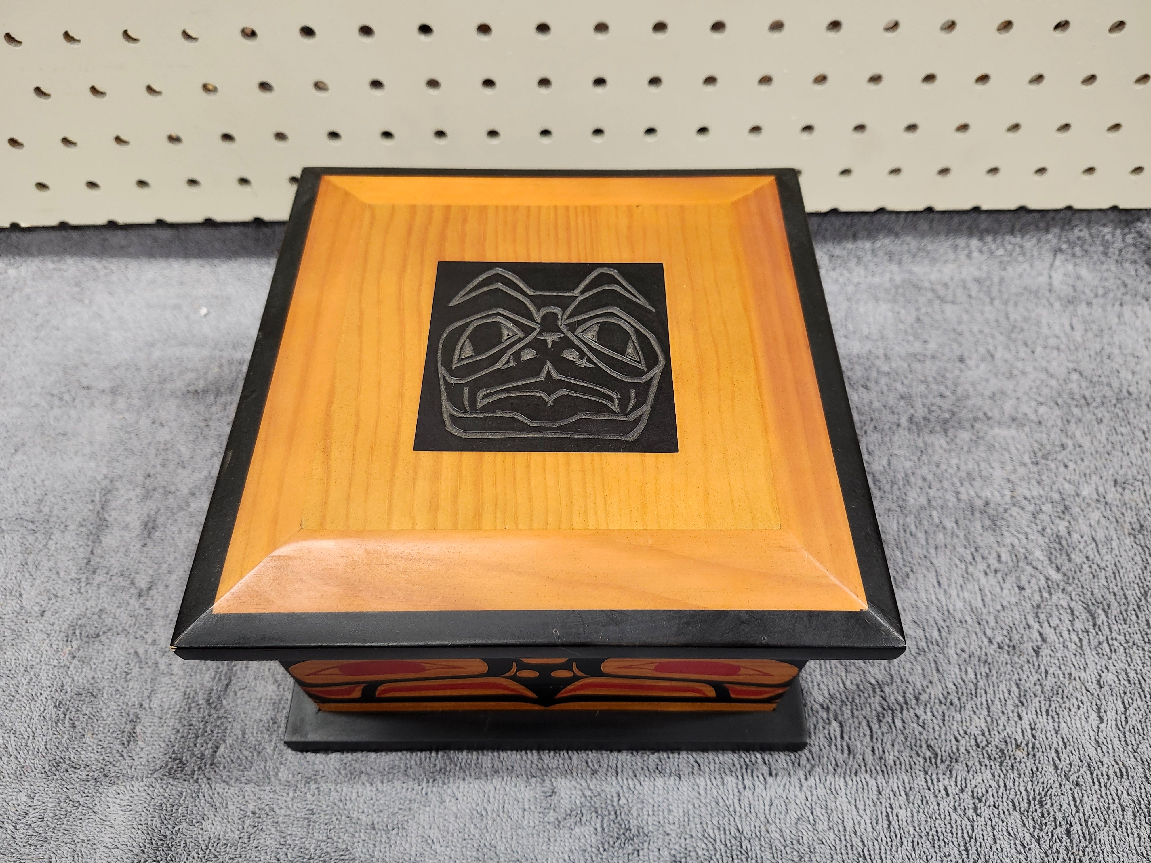 Indigenous wooden curio box