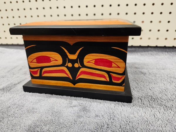 Indigenous wooden curio box