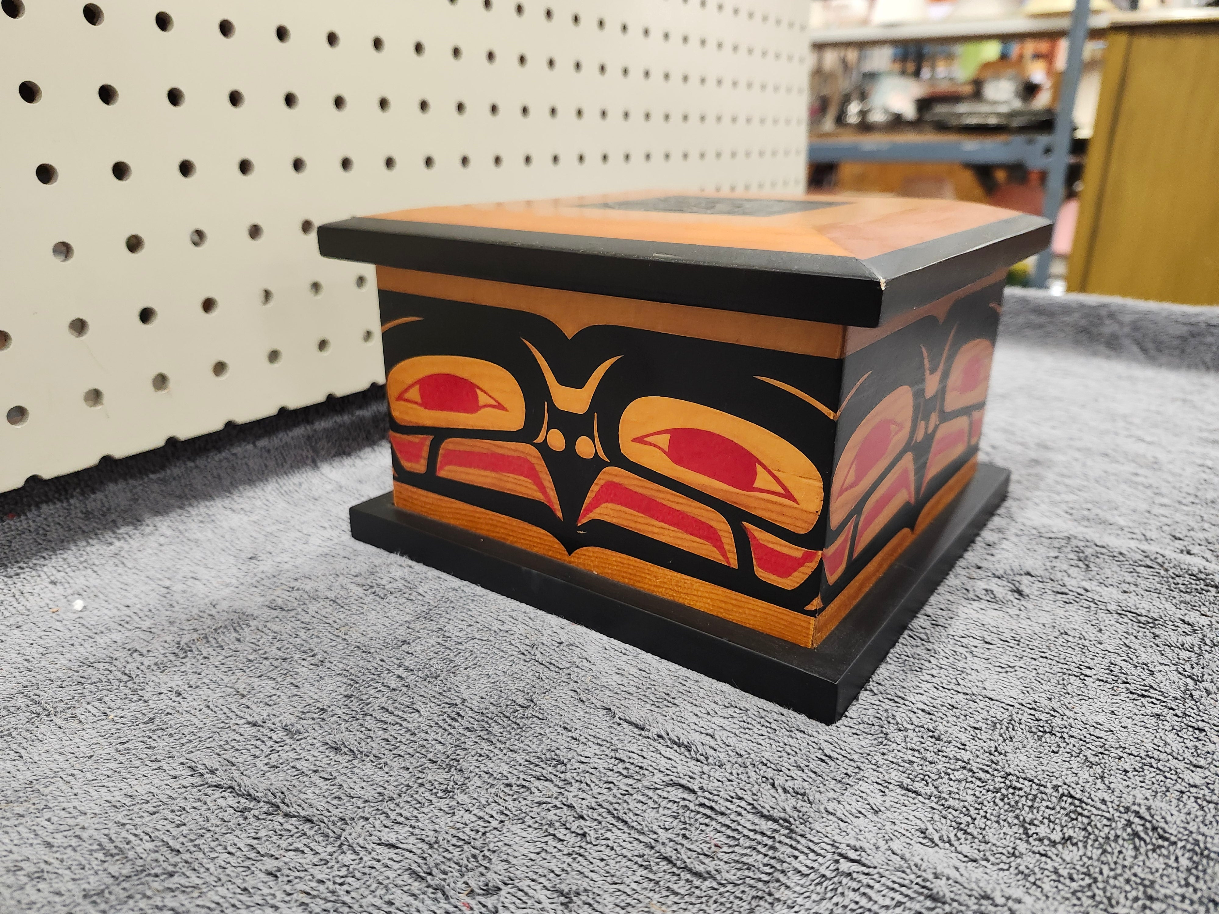 Indigenous wooden curio box