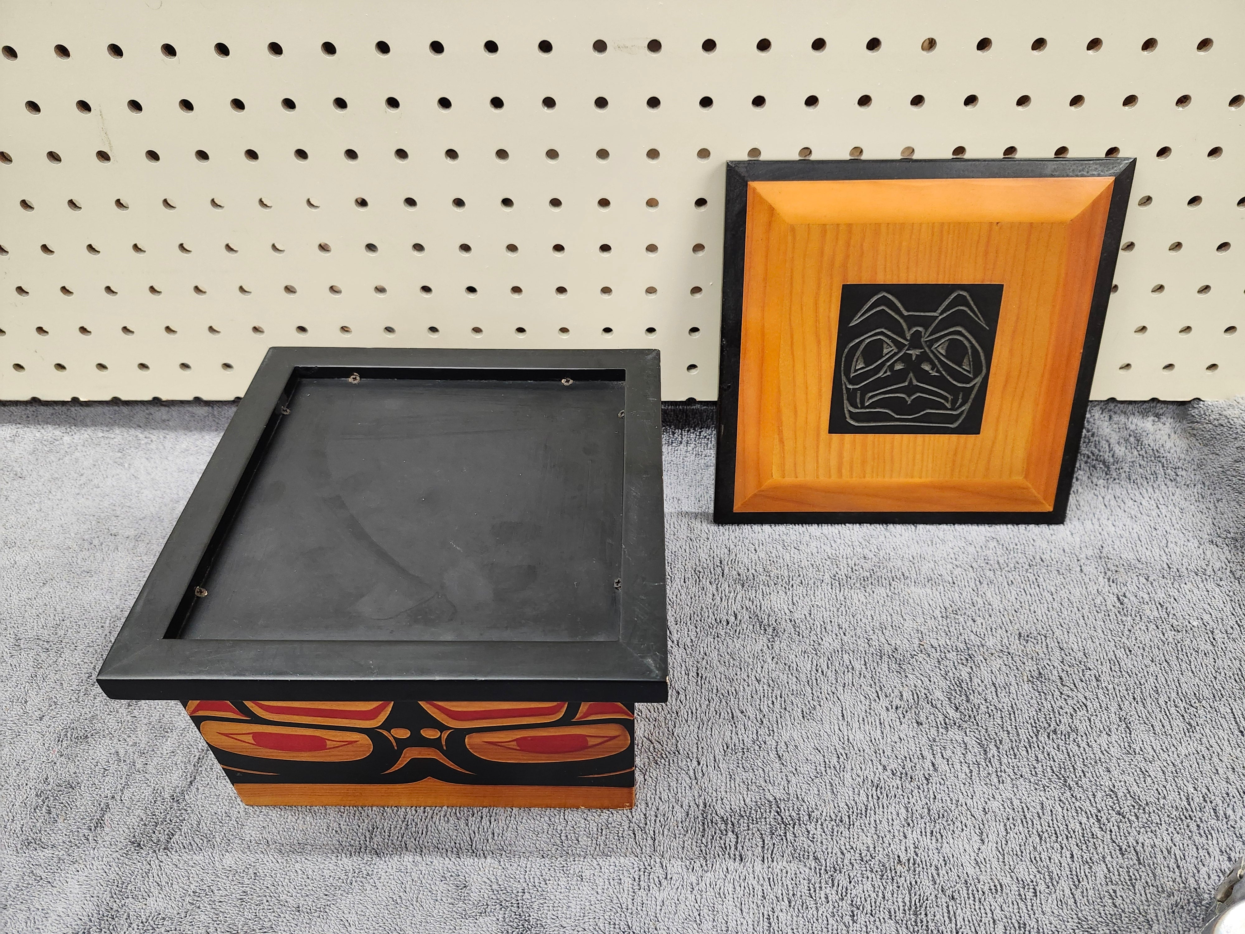 Indigenous wooden curio box