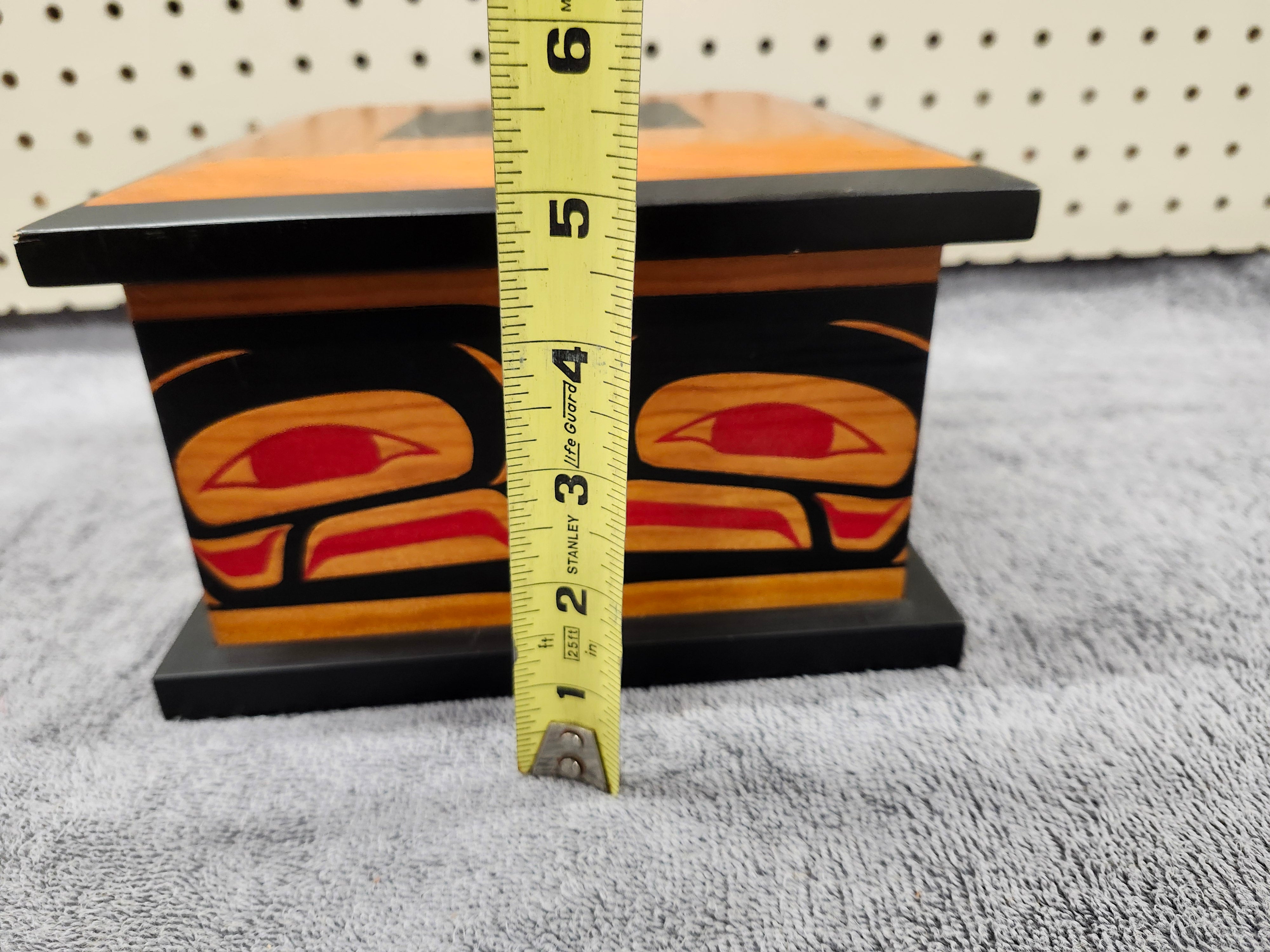 Indigenous wooden curio box