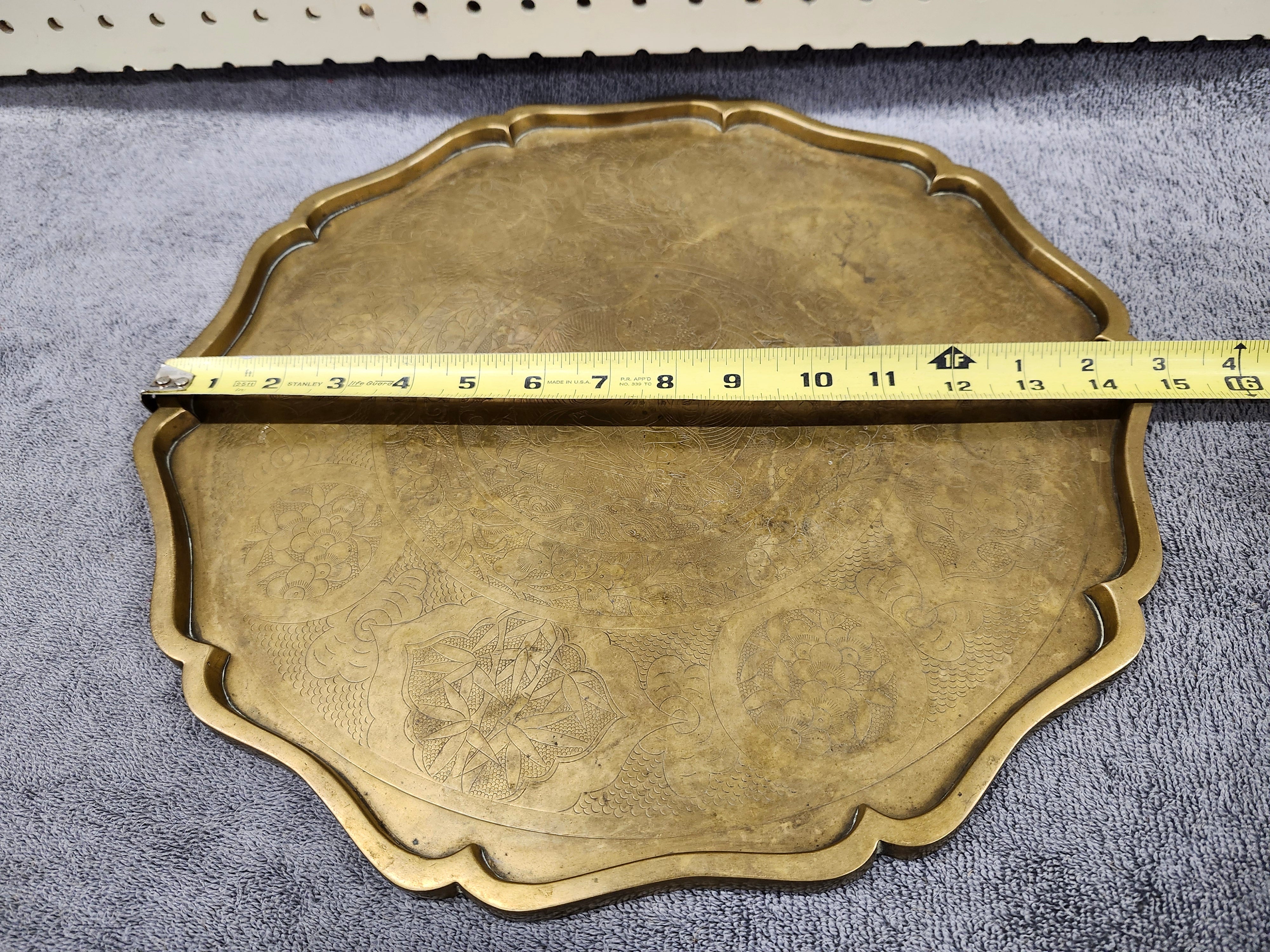 Brass tray