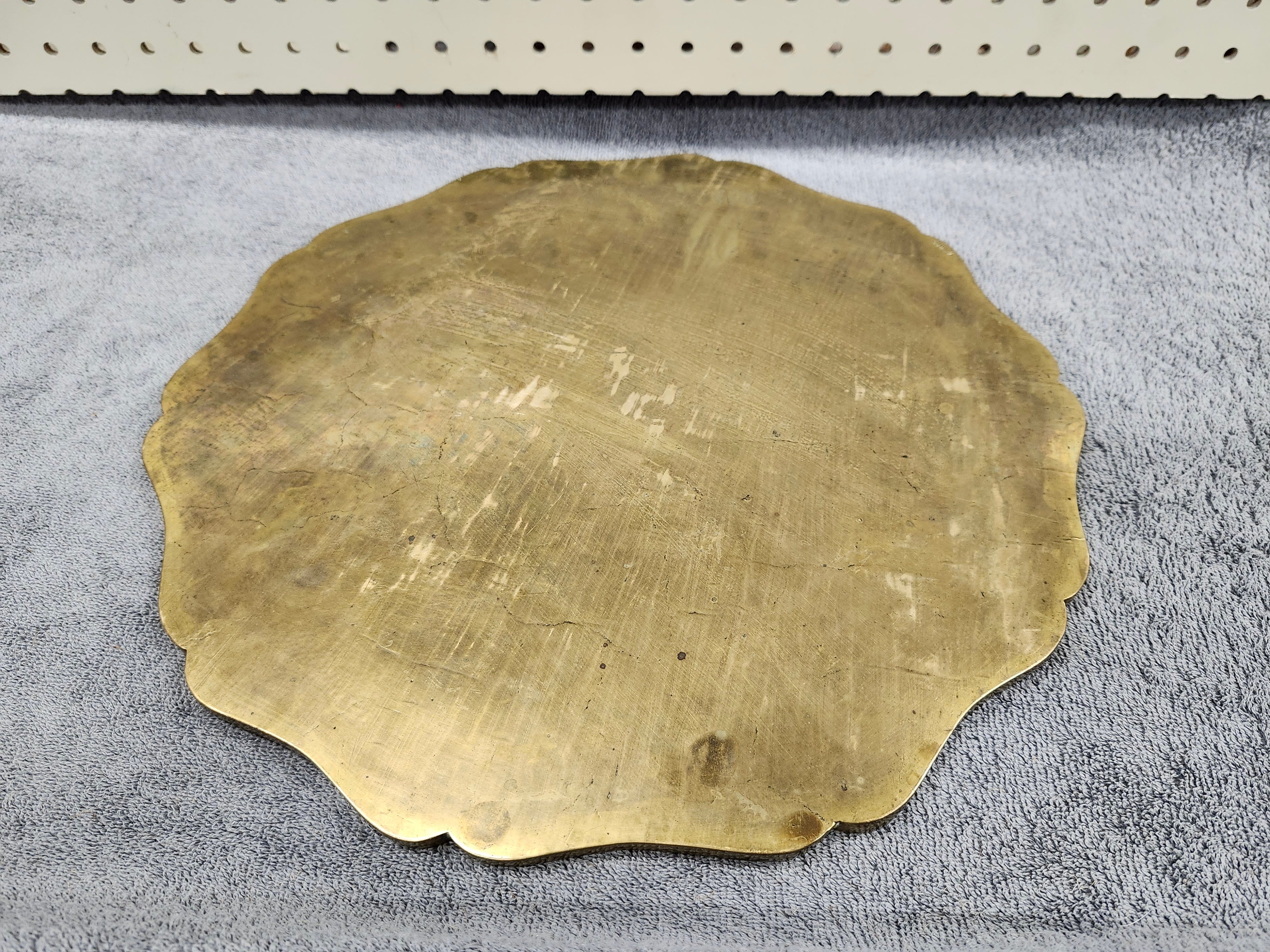 Brass tray