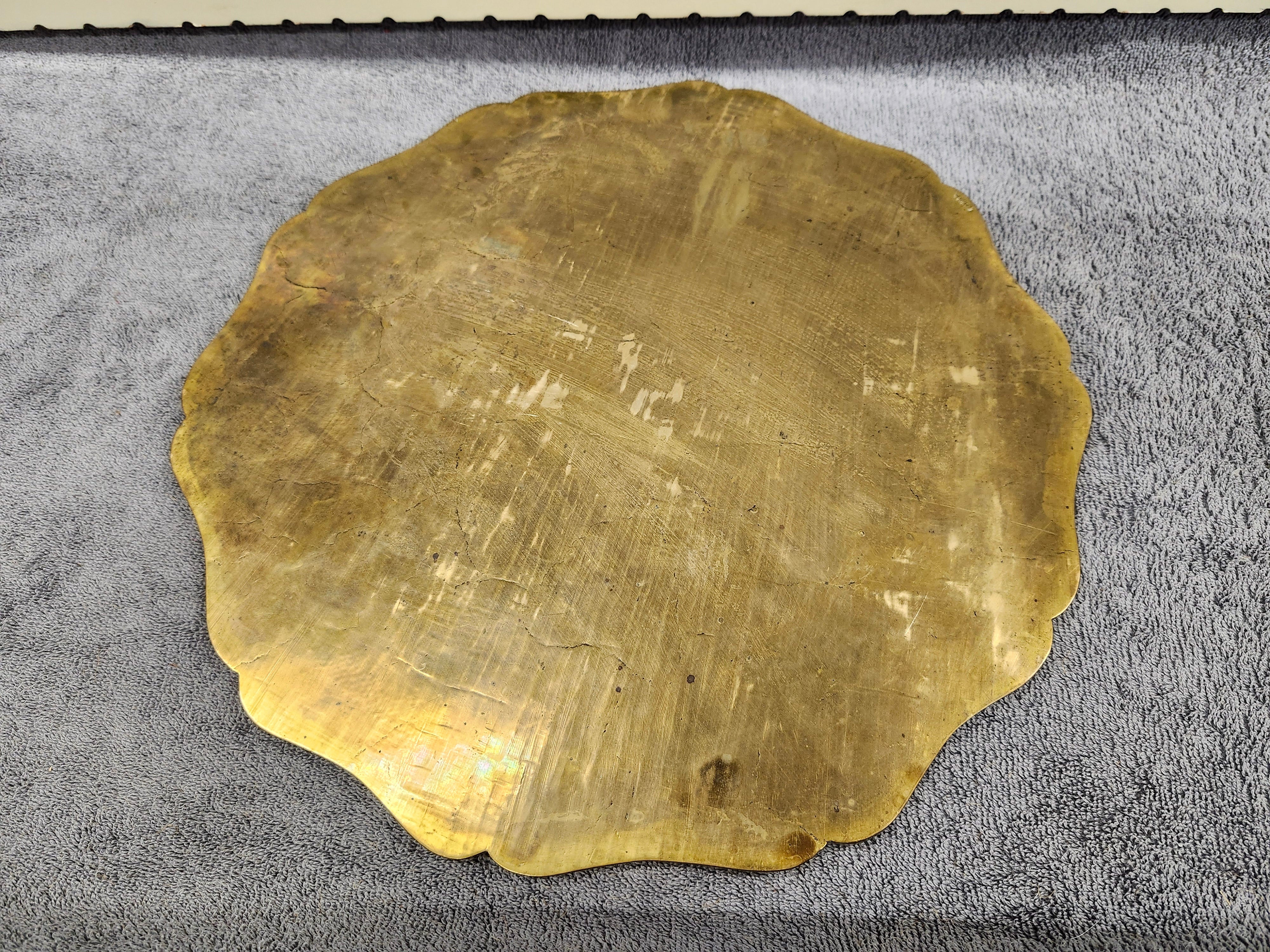 Brass tray