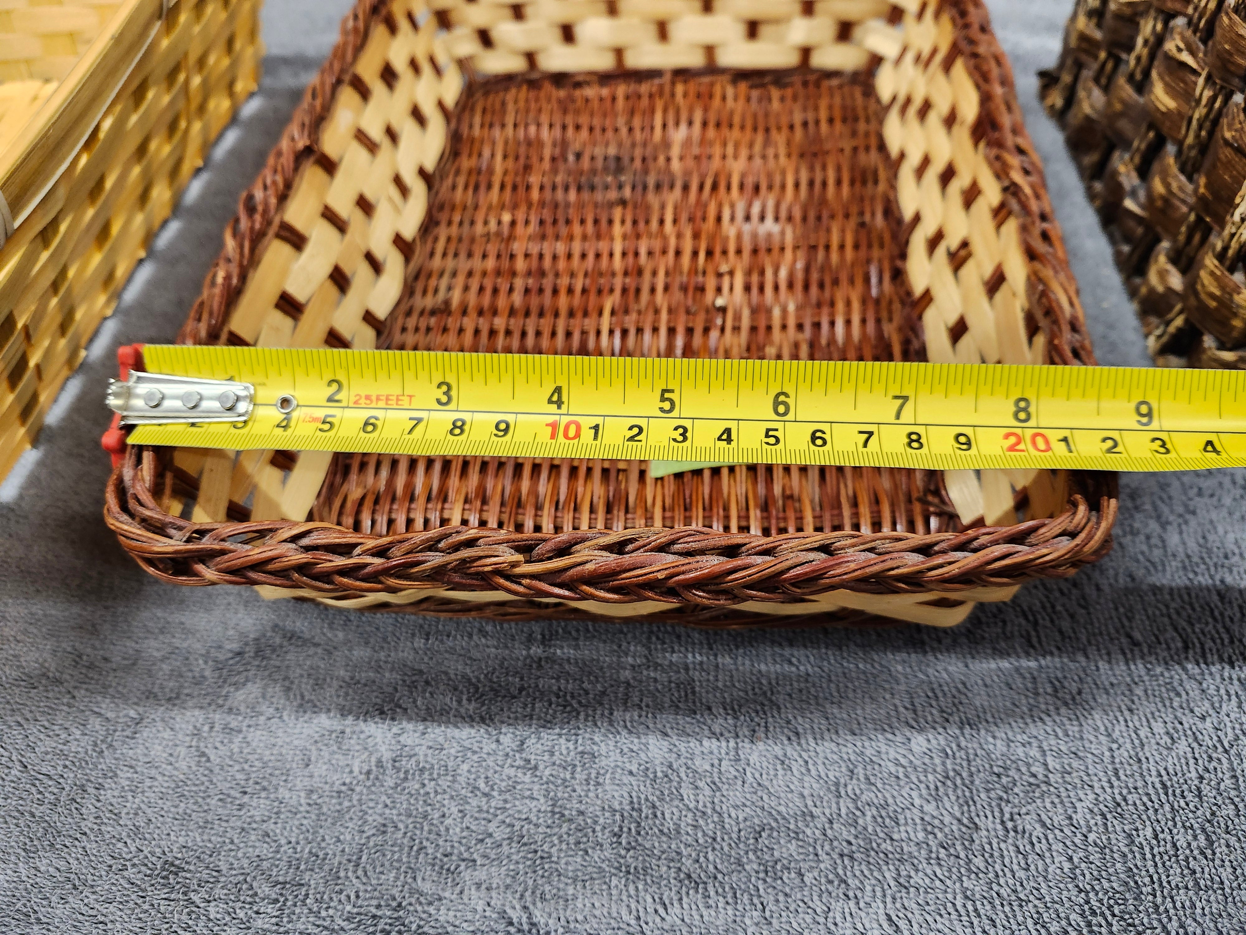 X3 Wicker baskets