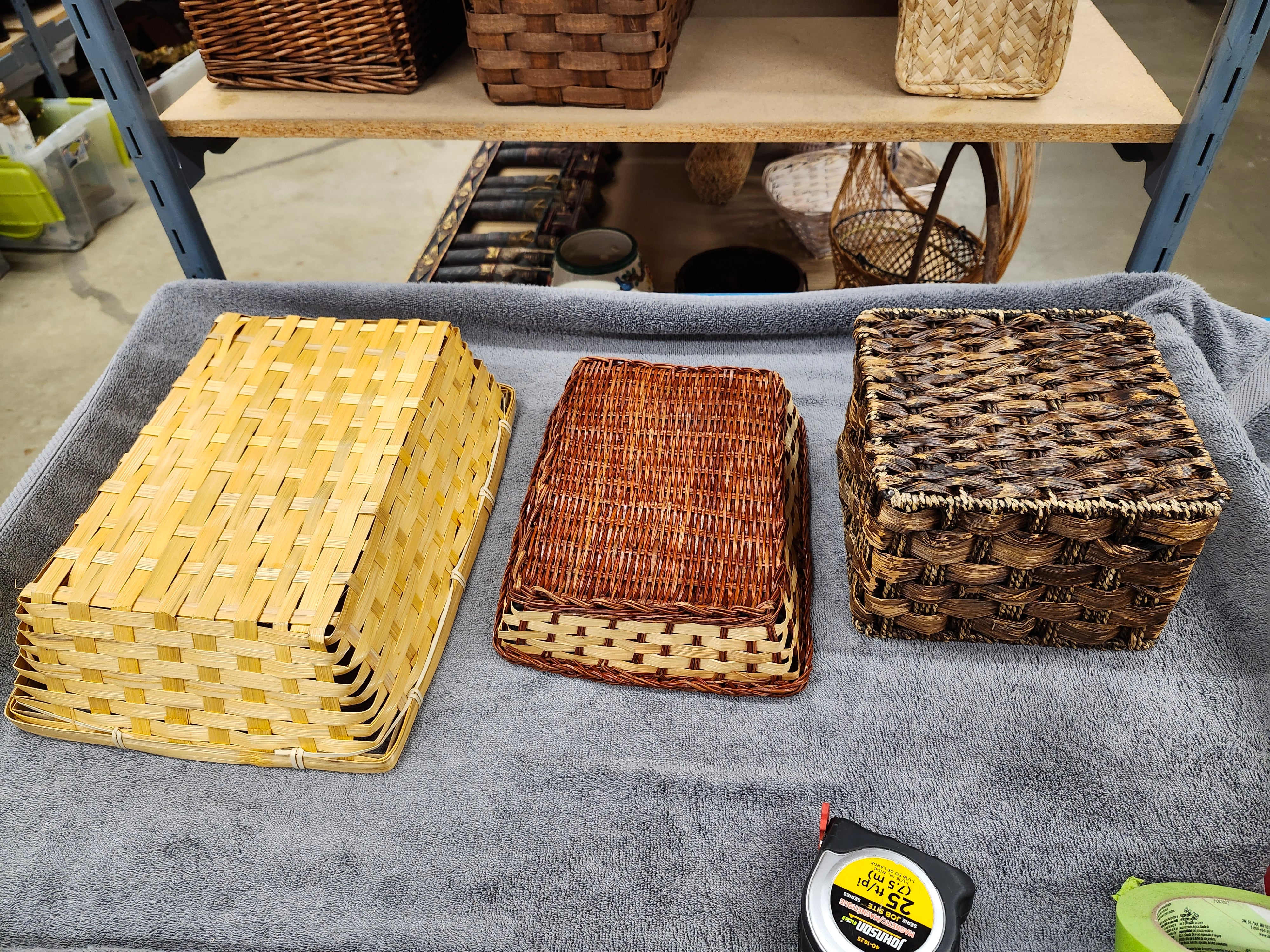 X3 Wicker baskets