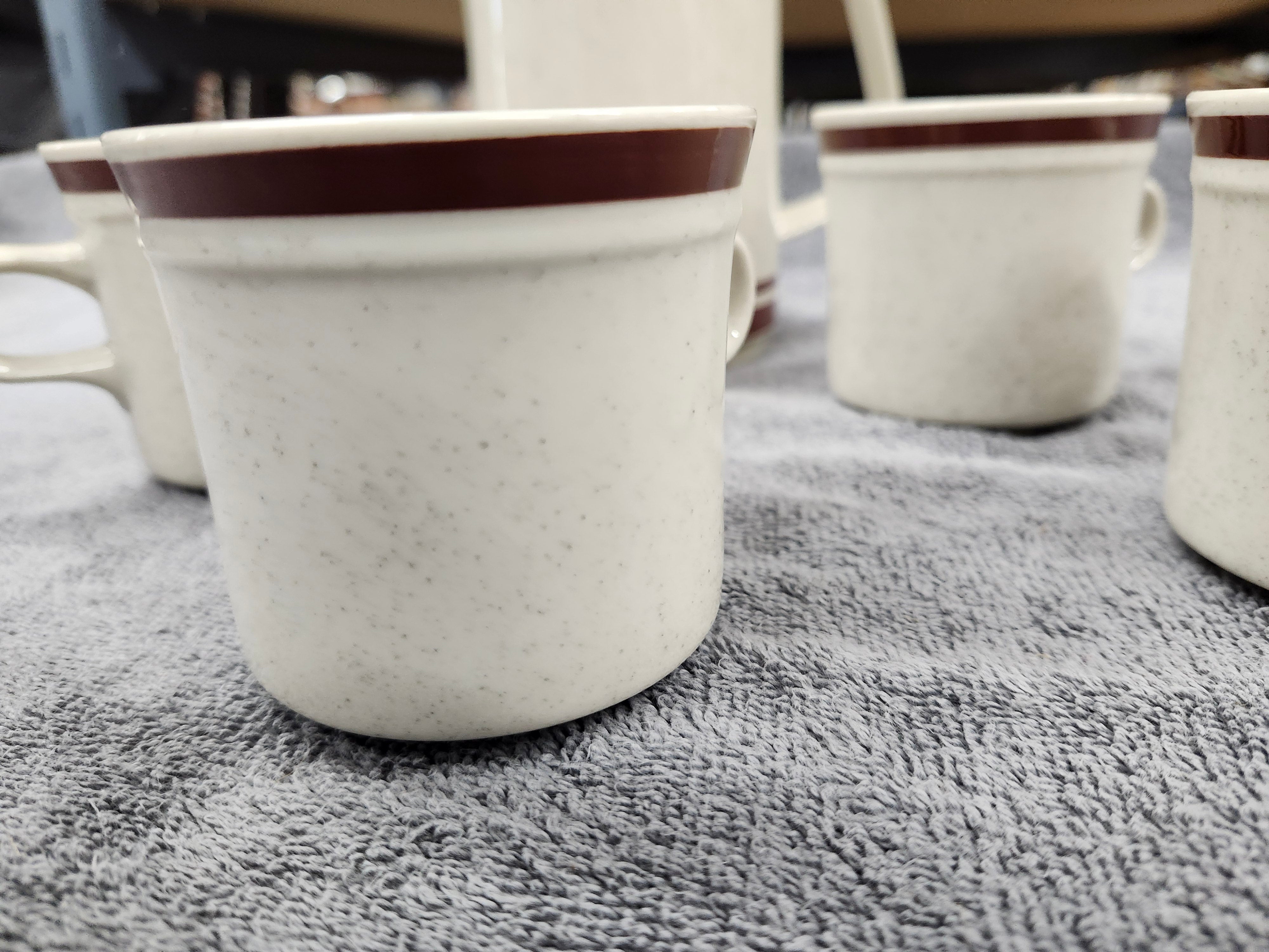 X5 stoneware - Jug & 4 mugs