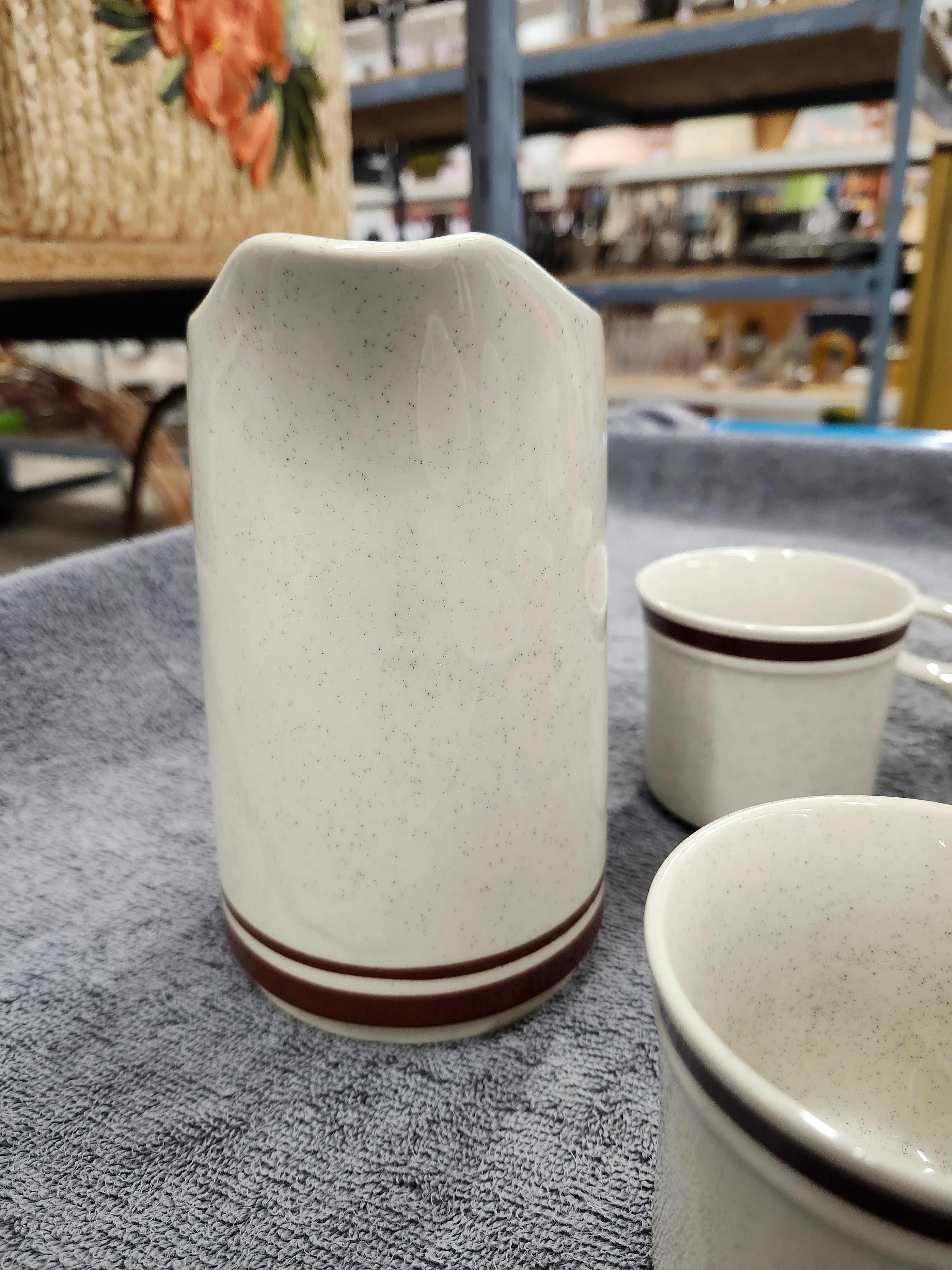 X5 stoneware - Jug & 4 mugs