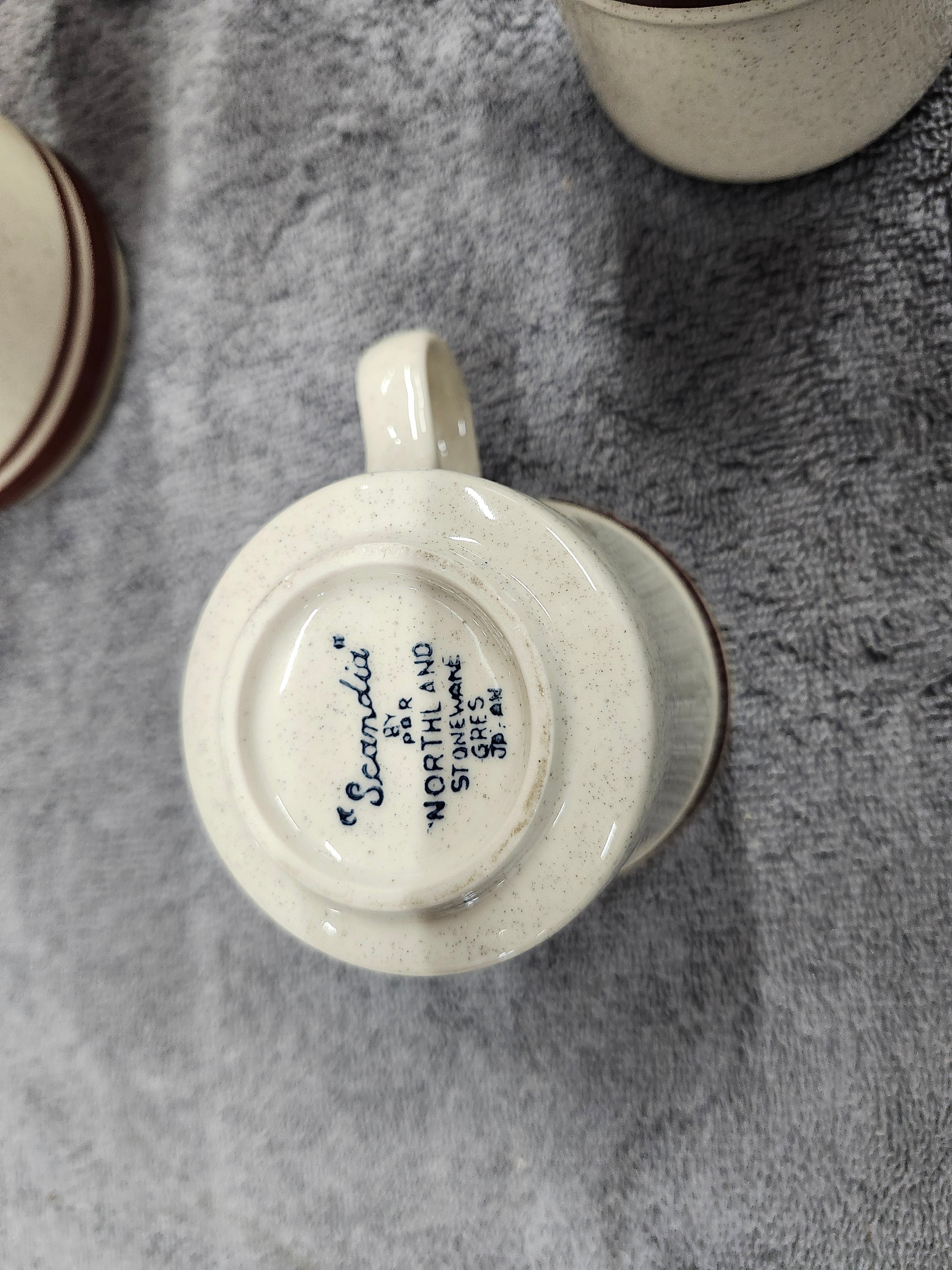 X5 stoneware - Jug & 4 mugs