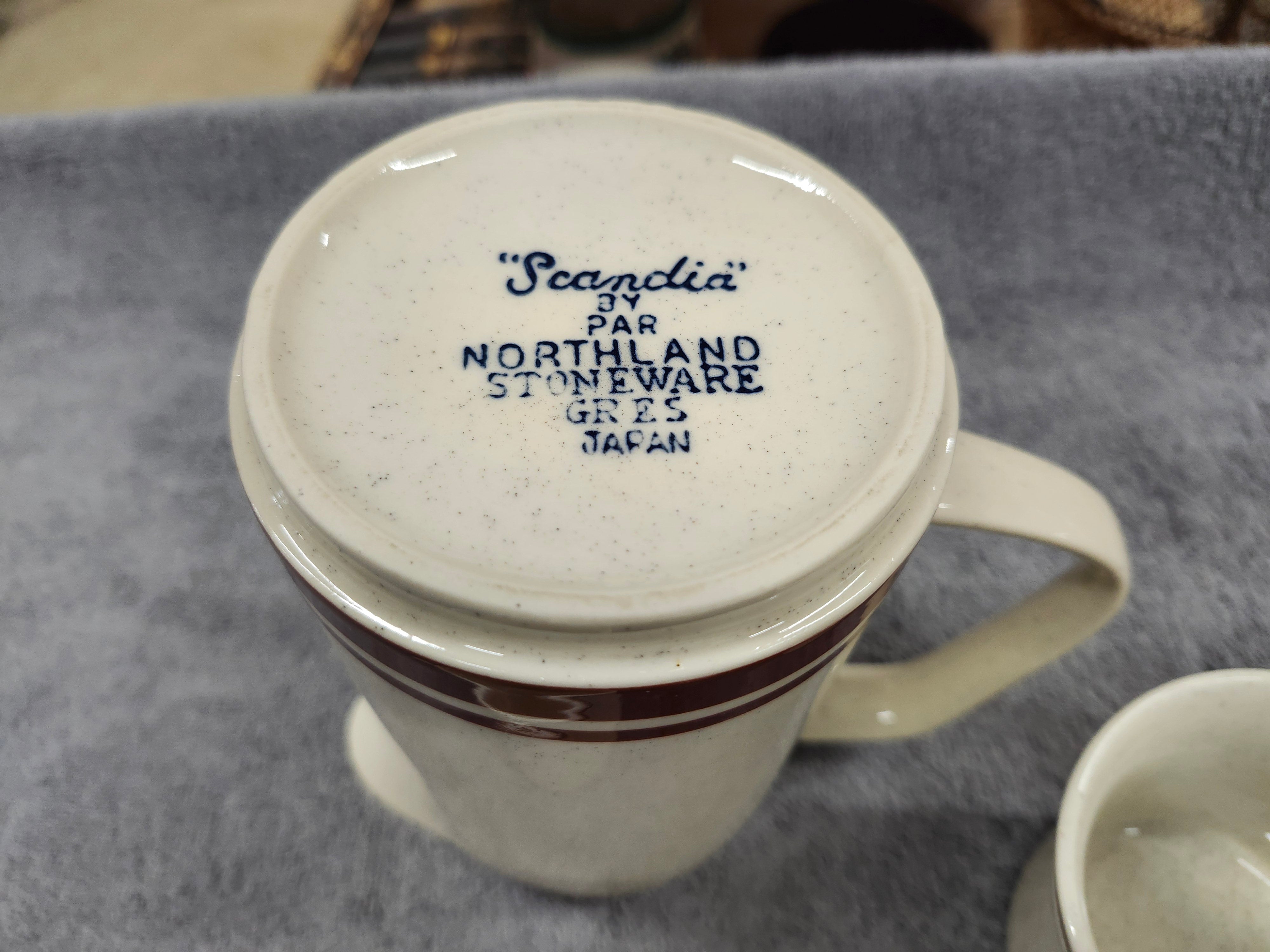 X5 stoneware - Jug & 4 mugs