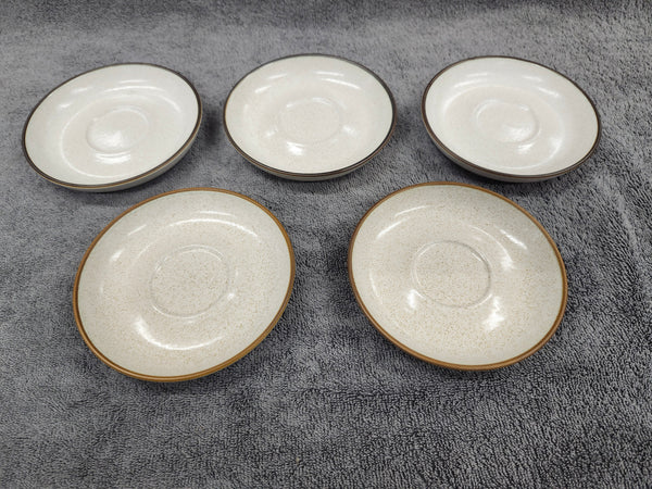 X5 stoneware saucers