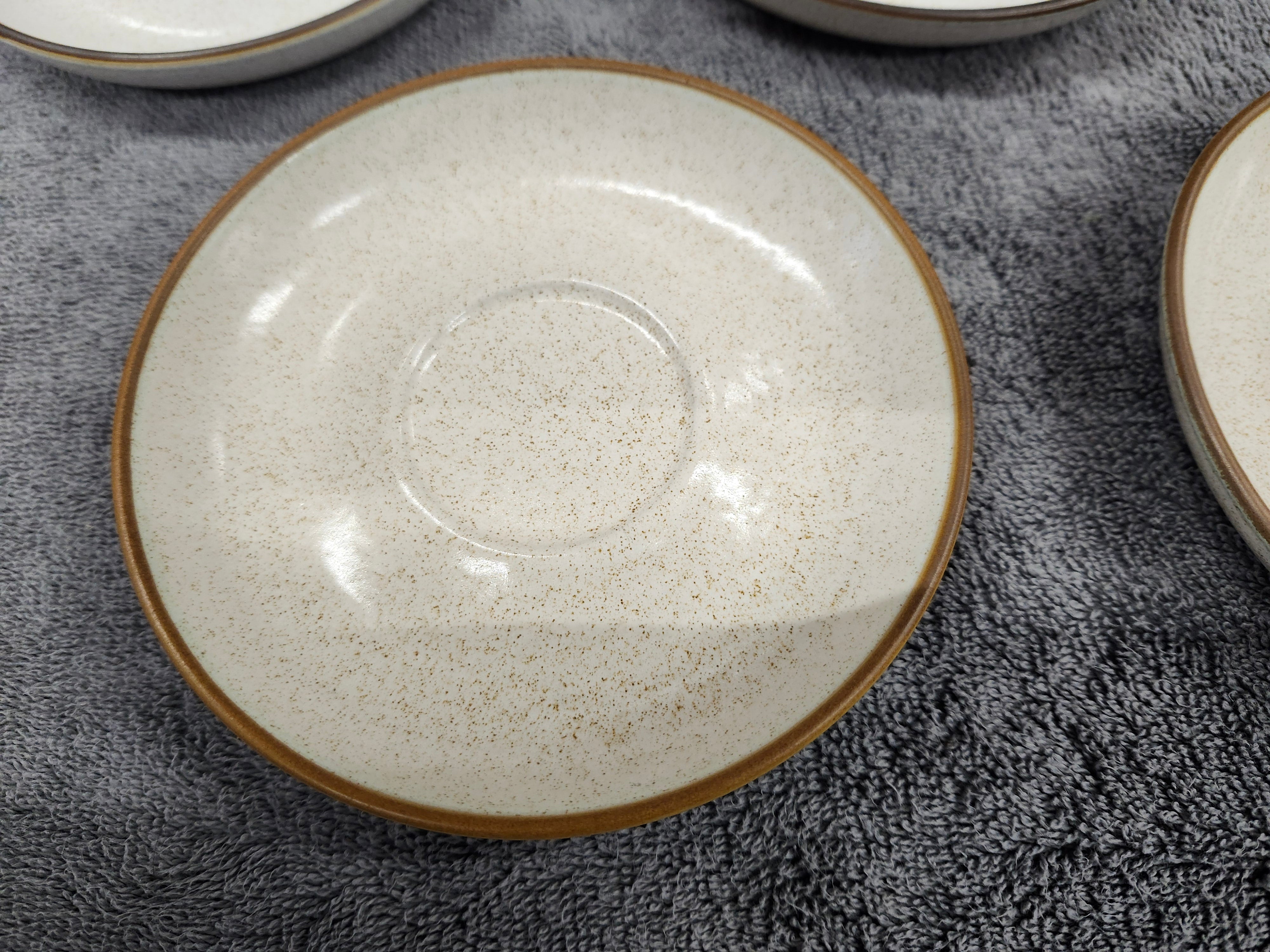 X5 stoneware saucers