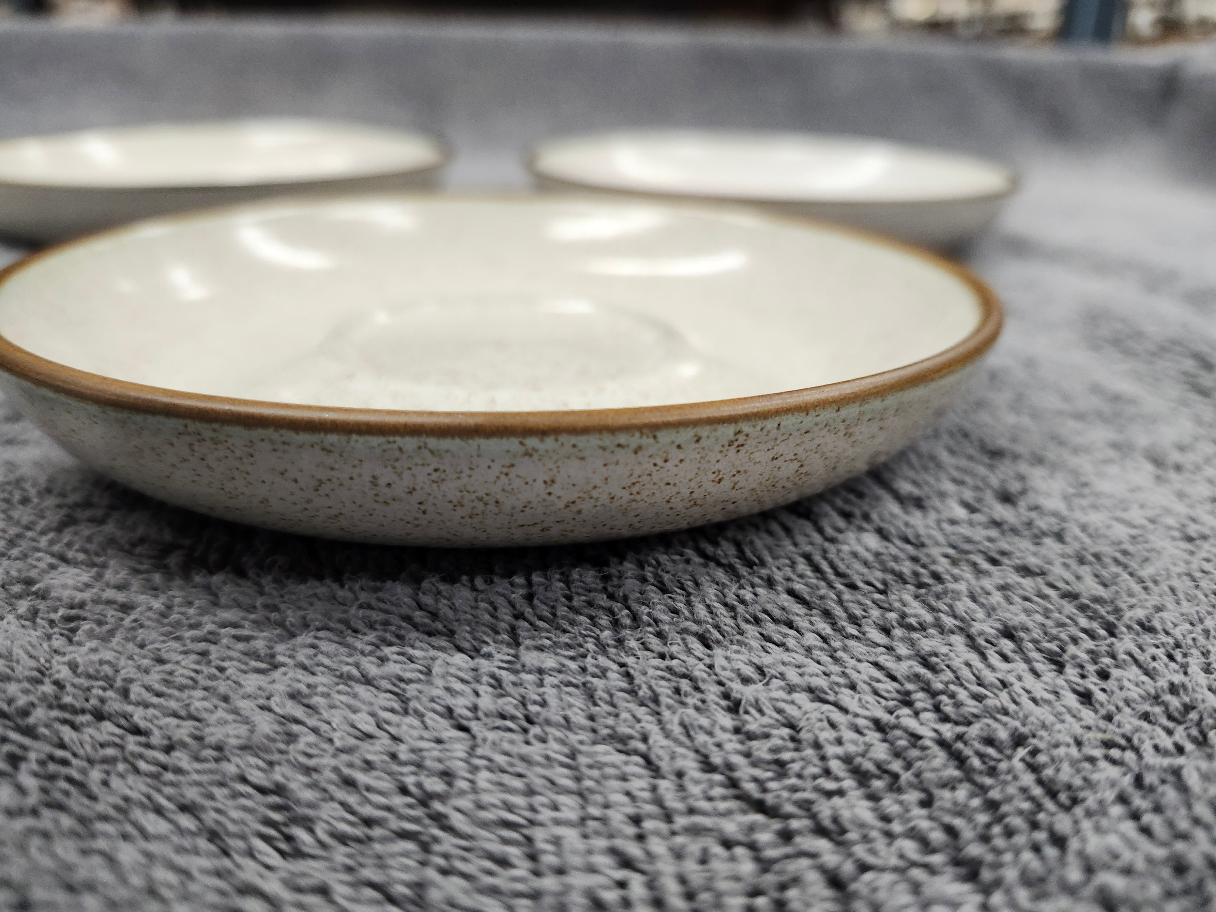 X5 stoneware saucers