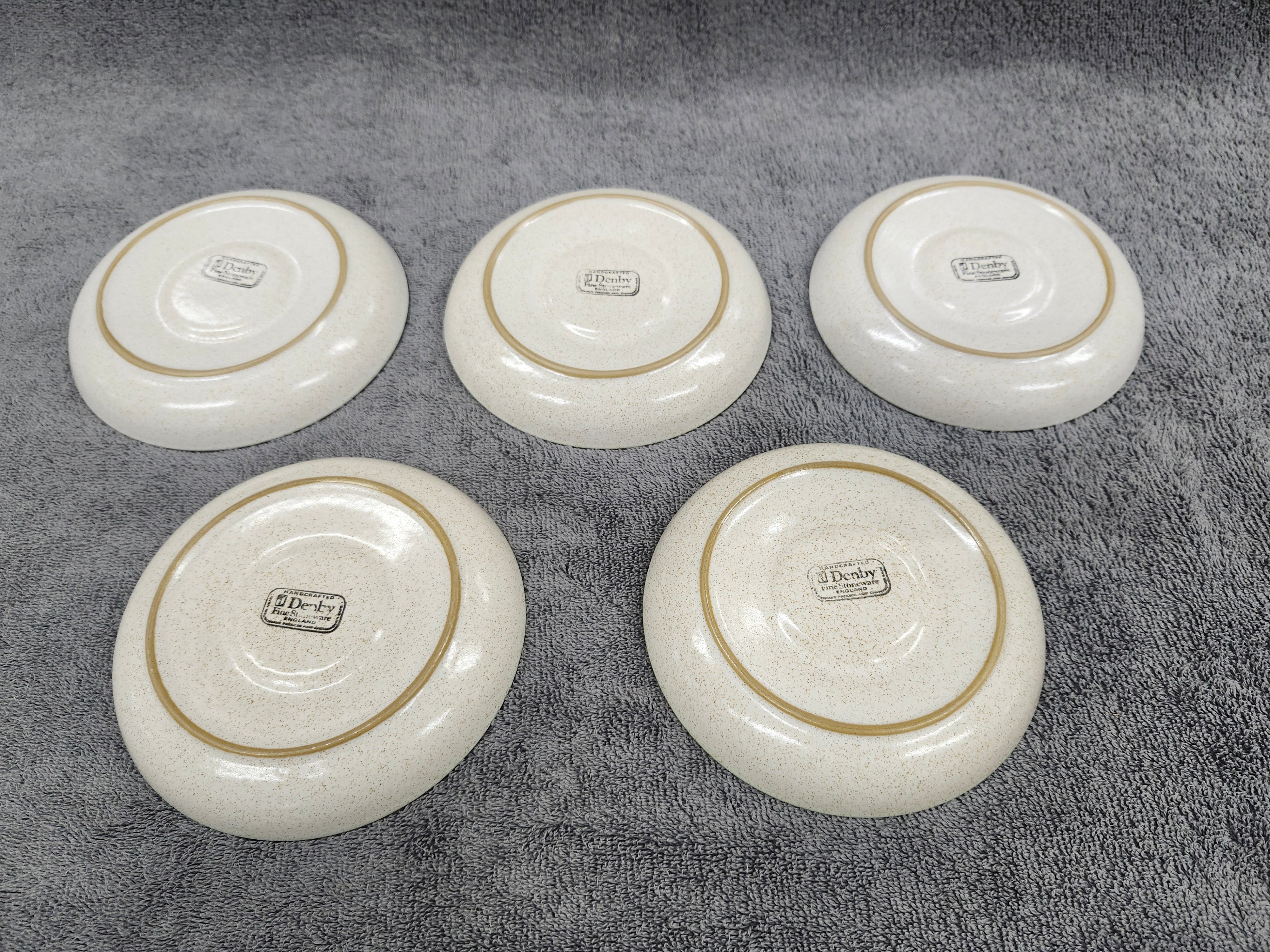 X5 stoneware saucers